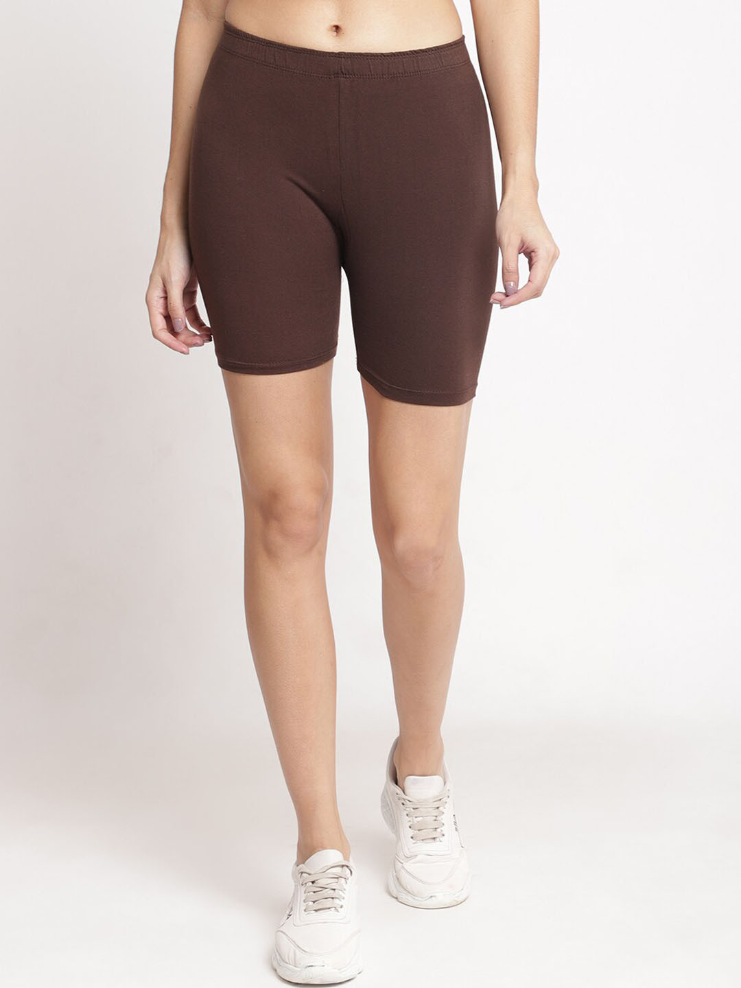 

Jinfo Women Cycling Sports Shorts, Brown