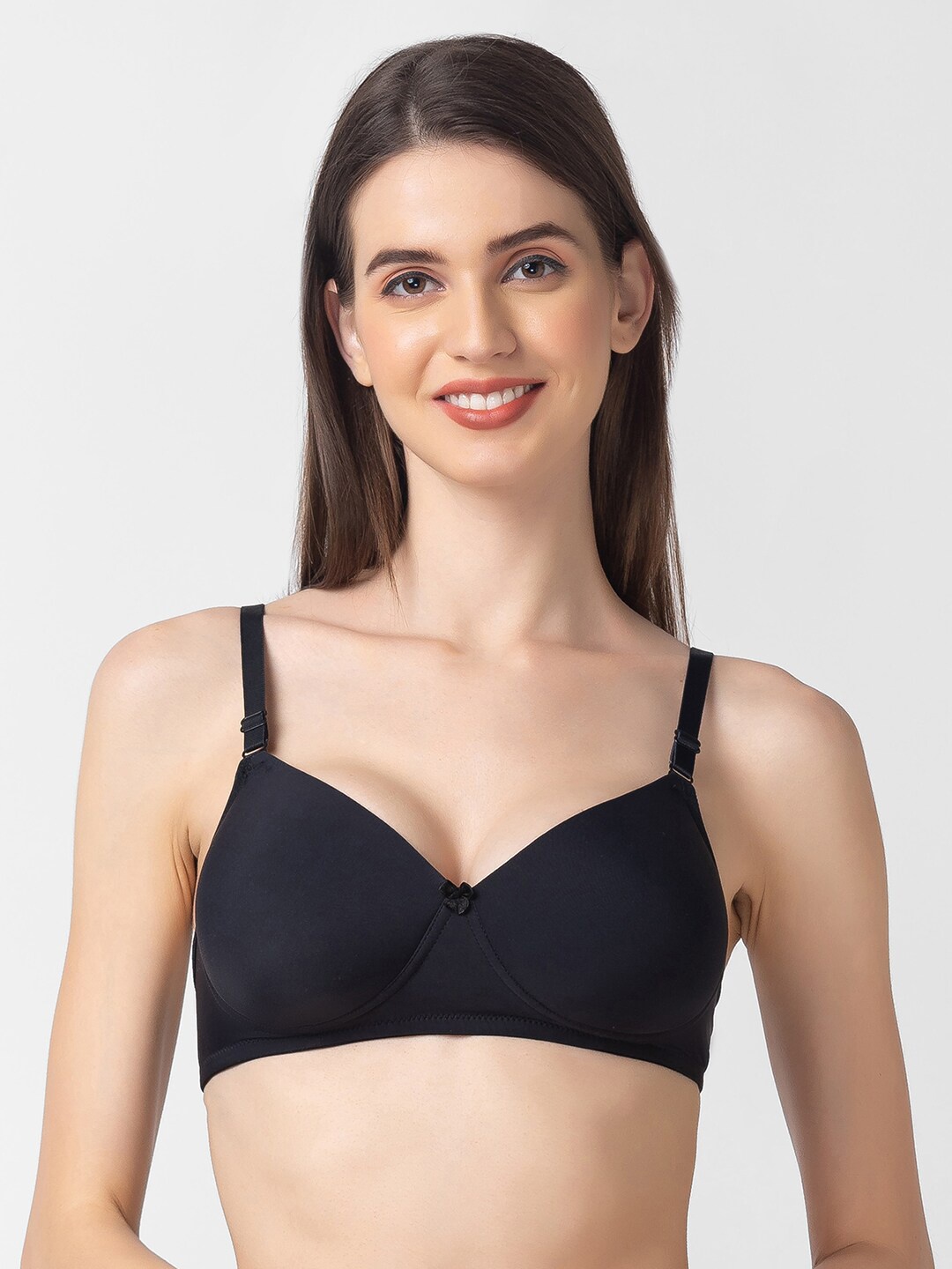 

Candyskin Lightly Padded Non-Wired Bra, Black