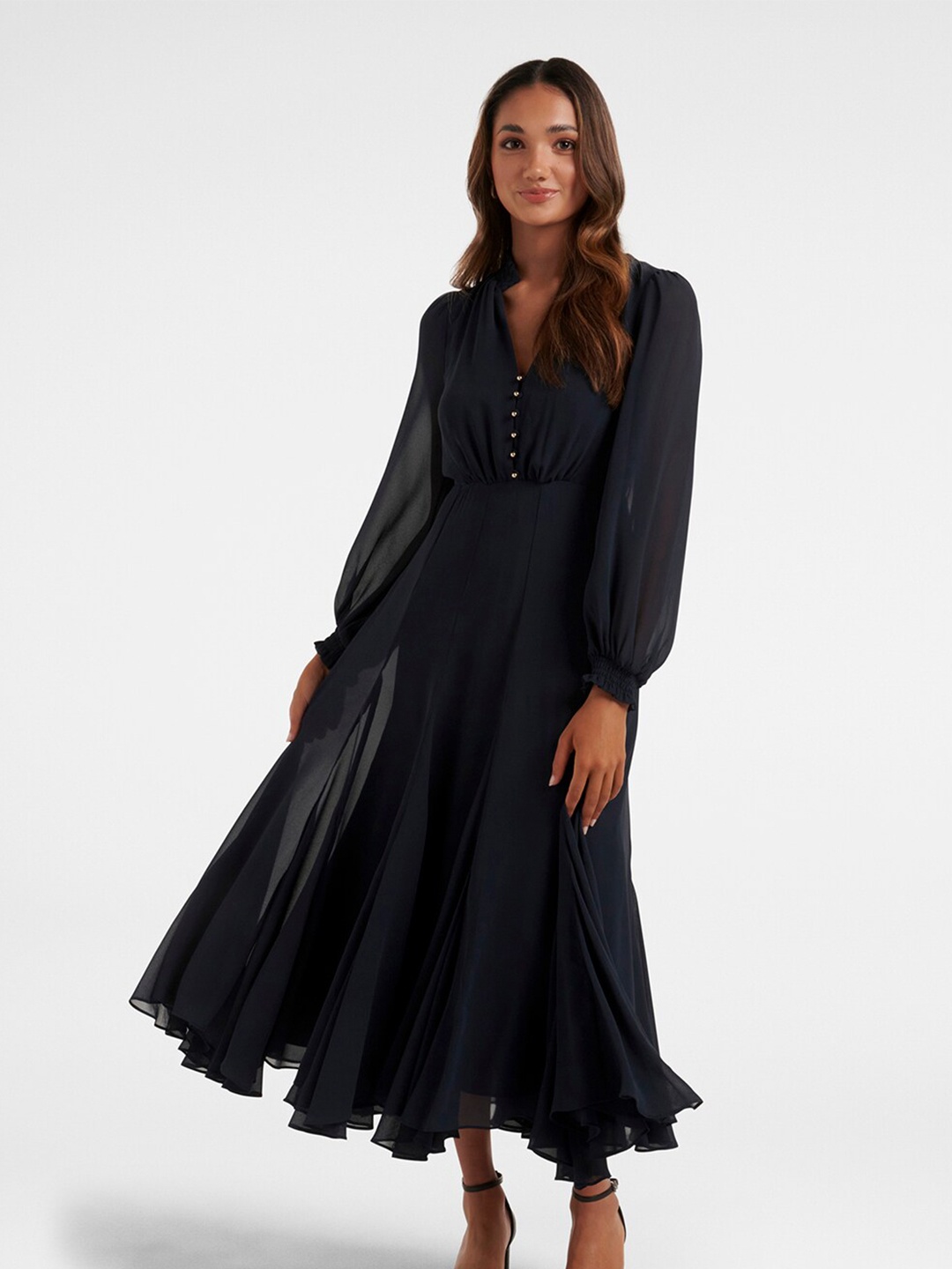 

Forever New Maxi Dress, Navy blue