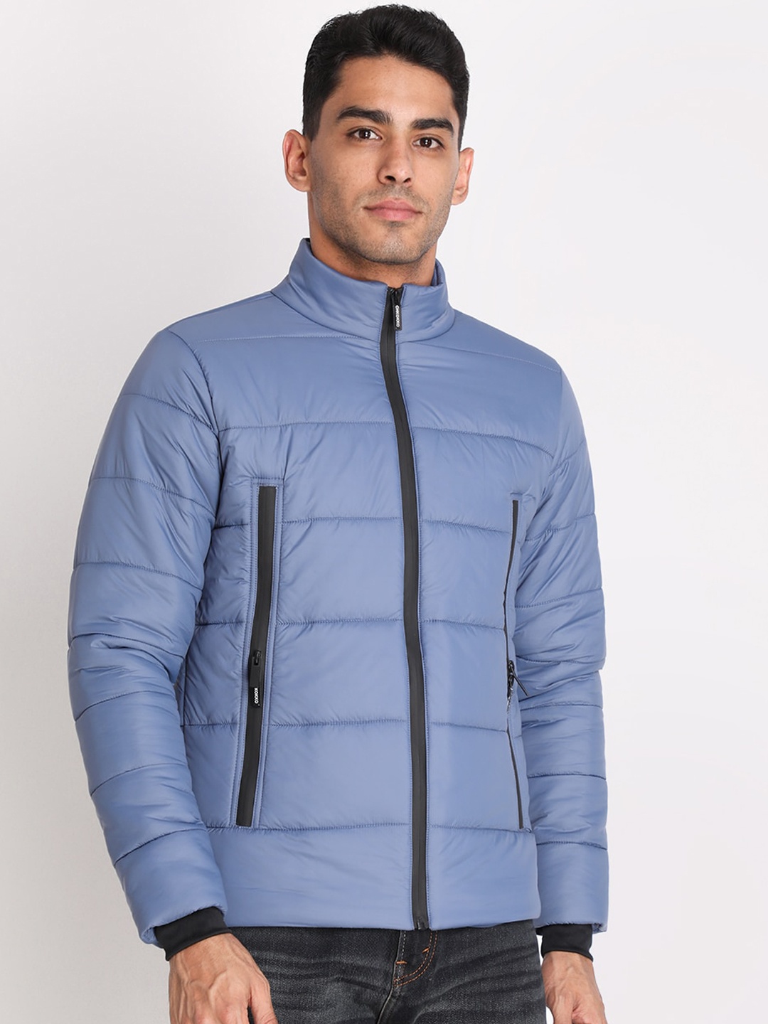 

CHKOKKO Men Lightweight Outdoor Puffer Jacket, Blue