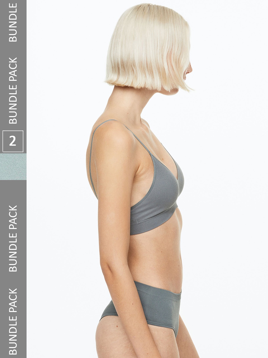 

H&M Women 2-Pack Hipster Briefs, Green