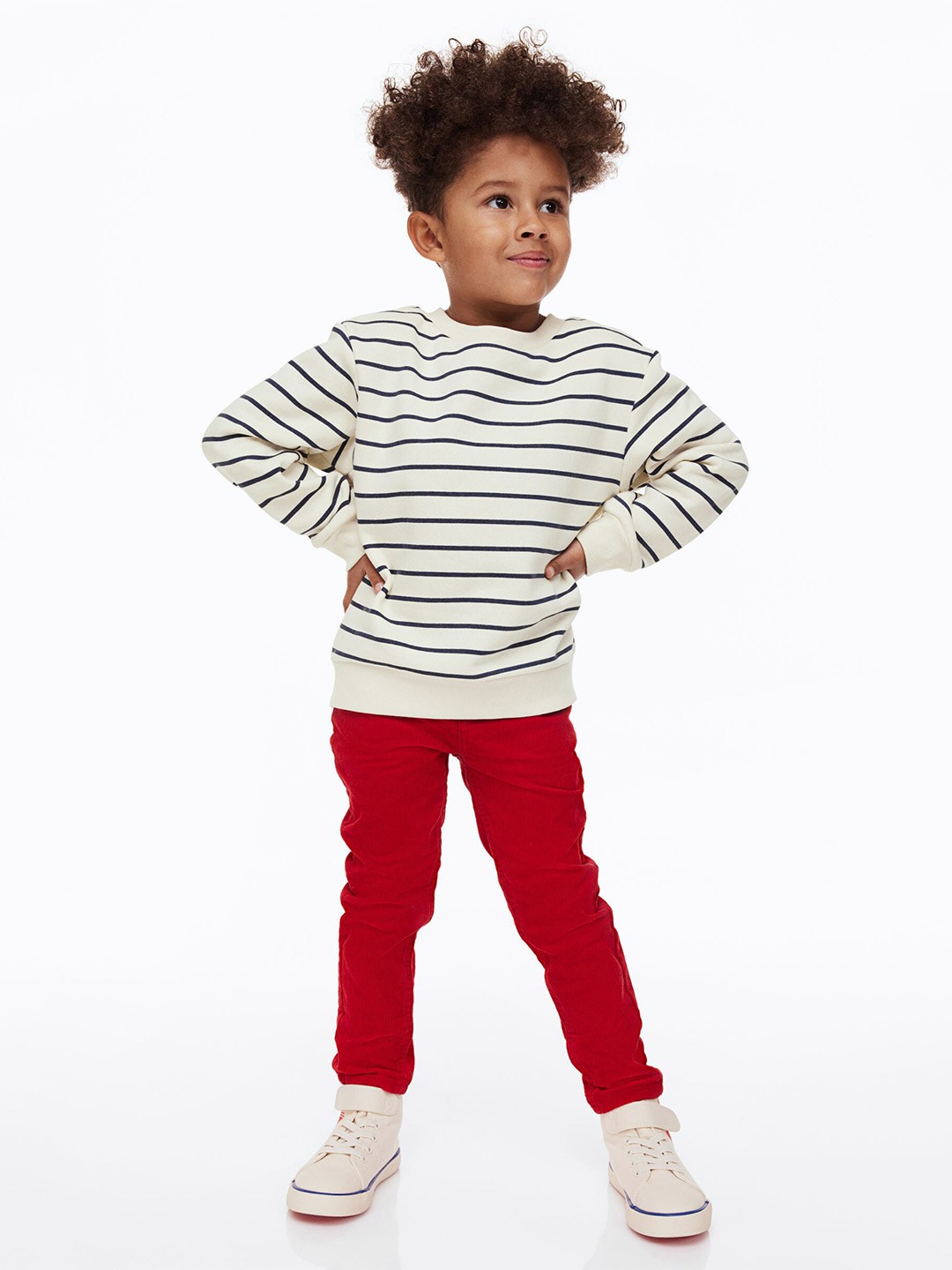 

H&M Boys 3-Pack Sweatshirts, Off white