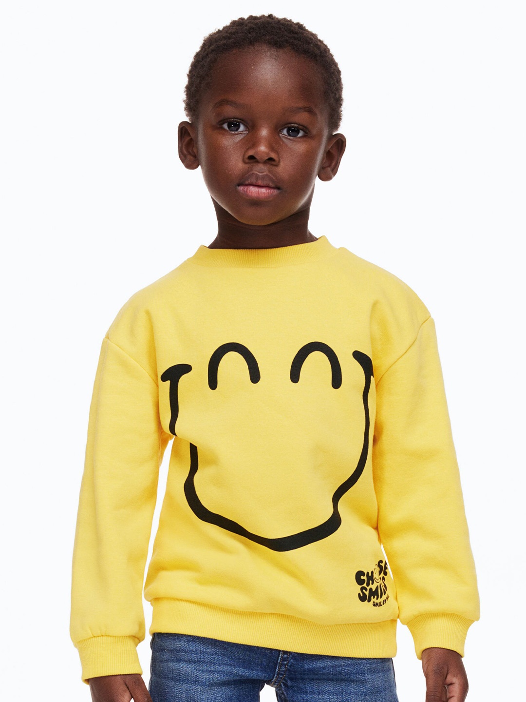 

H&M Boys Printed Sweatshirt, Yellow