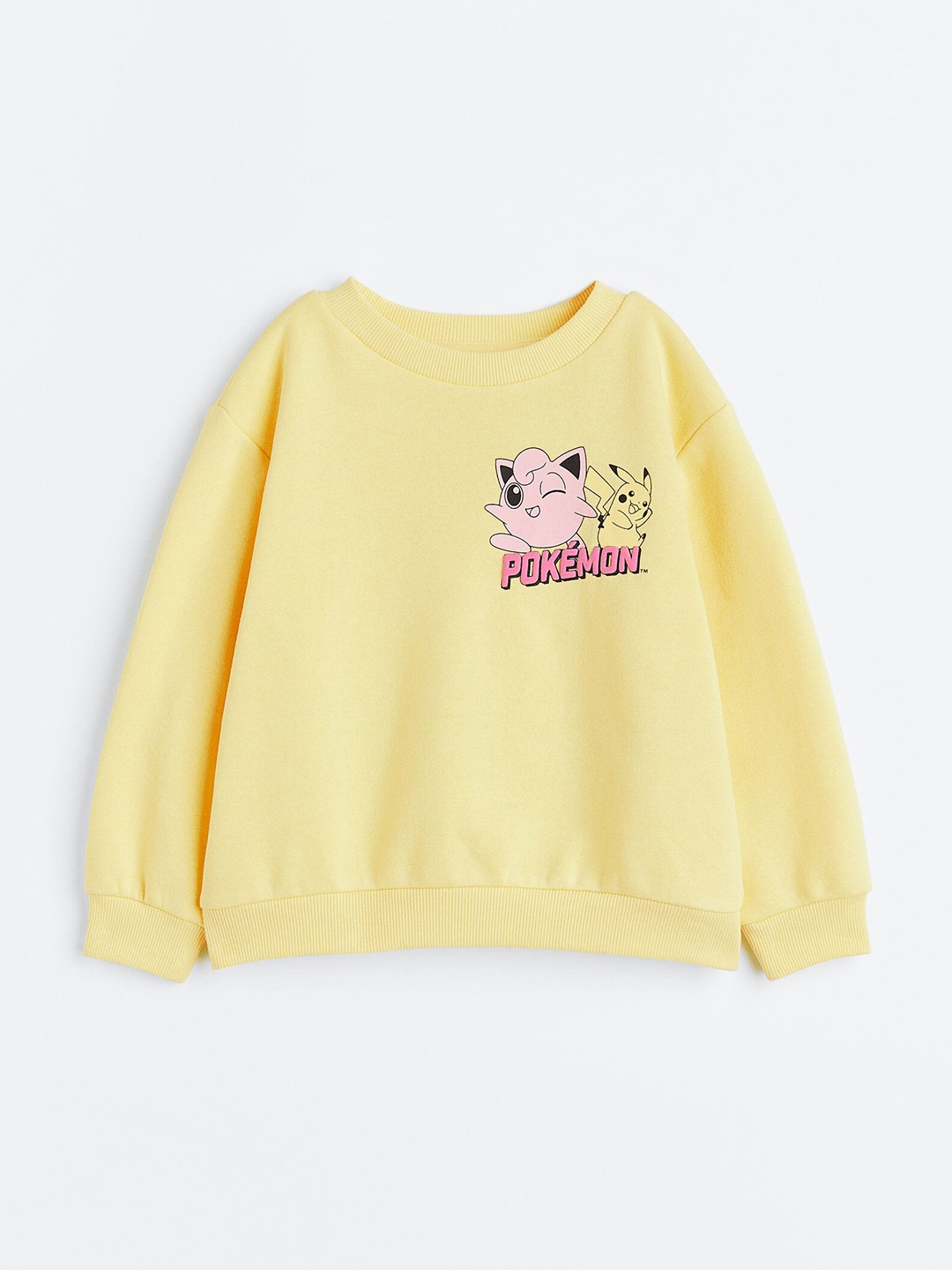 

H&M Girls Printed Sweatshirt, Yellow
