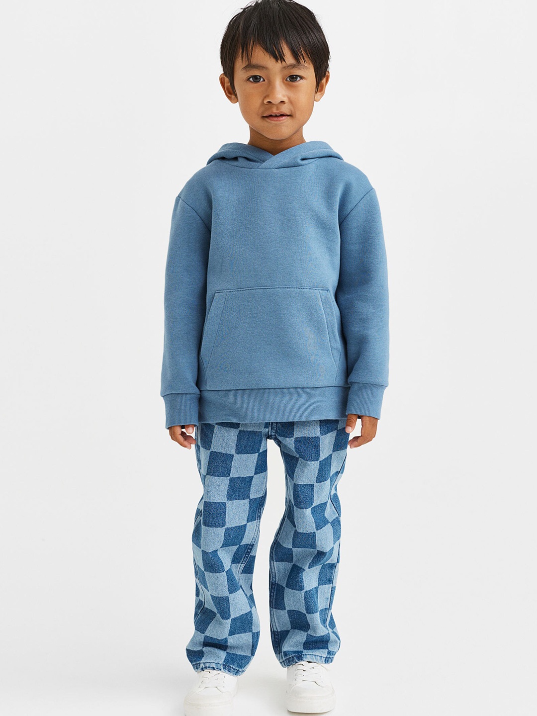 

H&M Girls Hooded Top, Blue