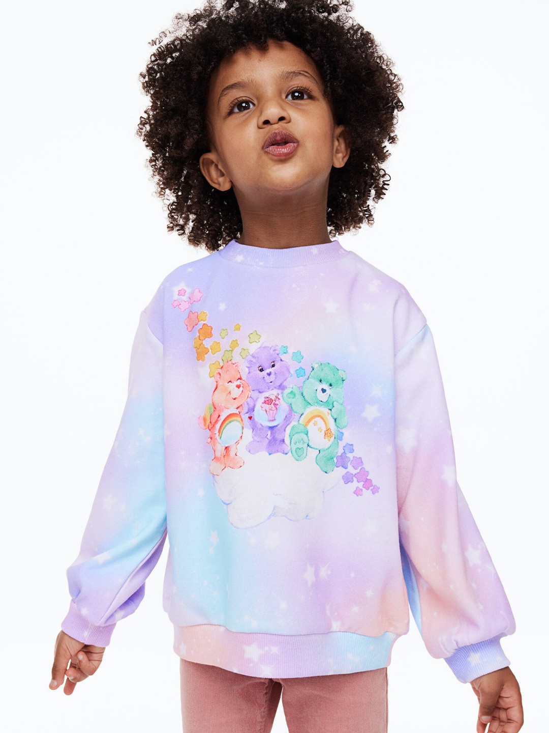 

H&M Girls Printed Sweatshirt, Multi