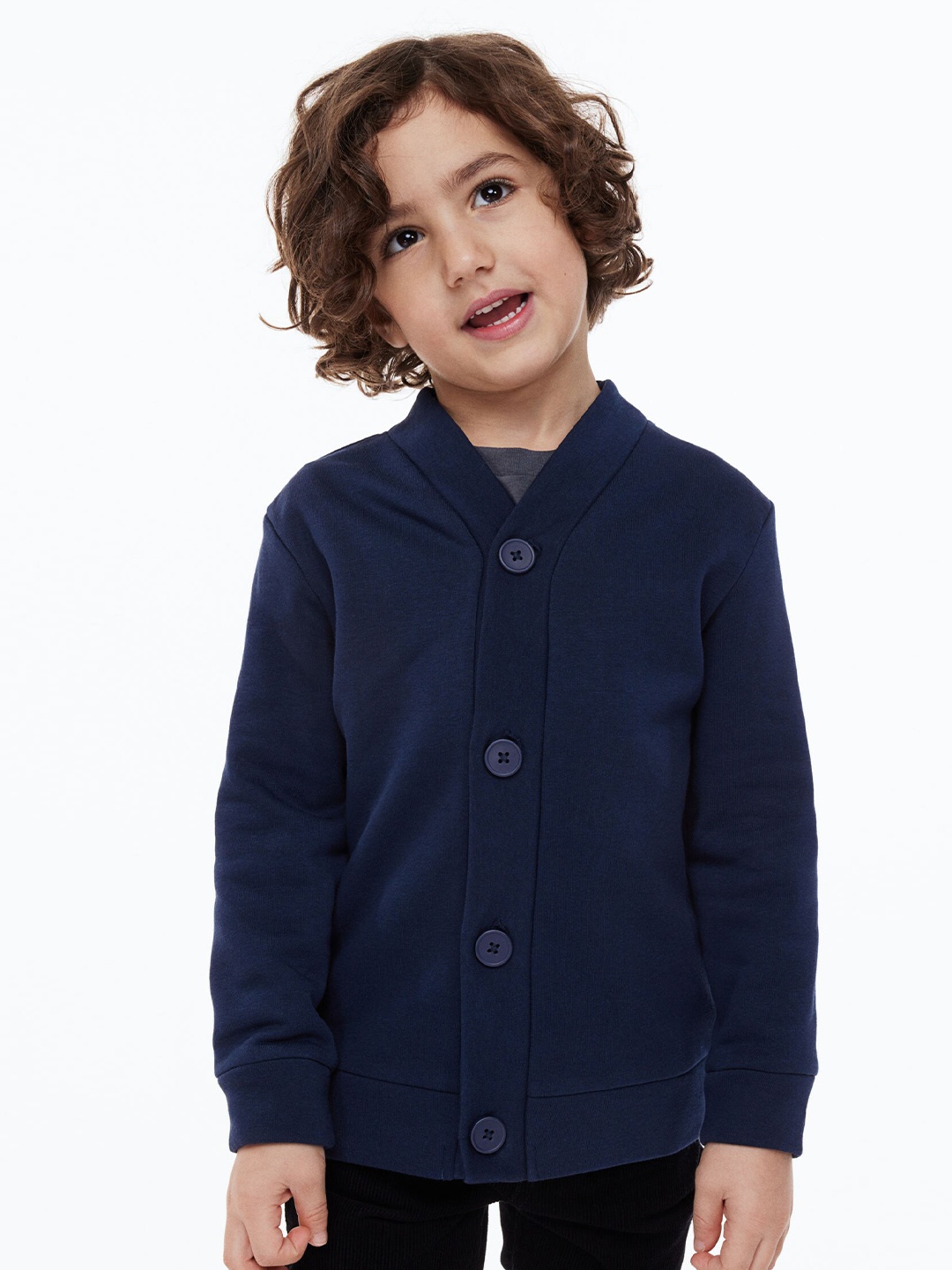 

H&M Boys Sweatshirt Cardigan, Blue
