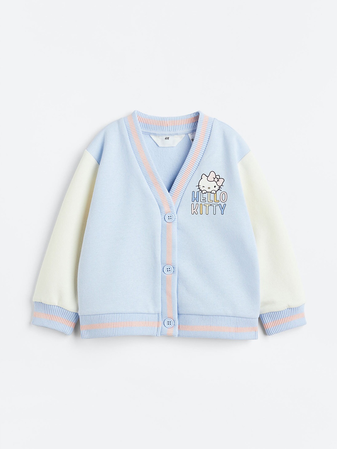 

H&M Girls Printed Cardigan, Blue