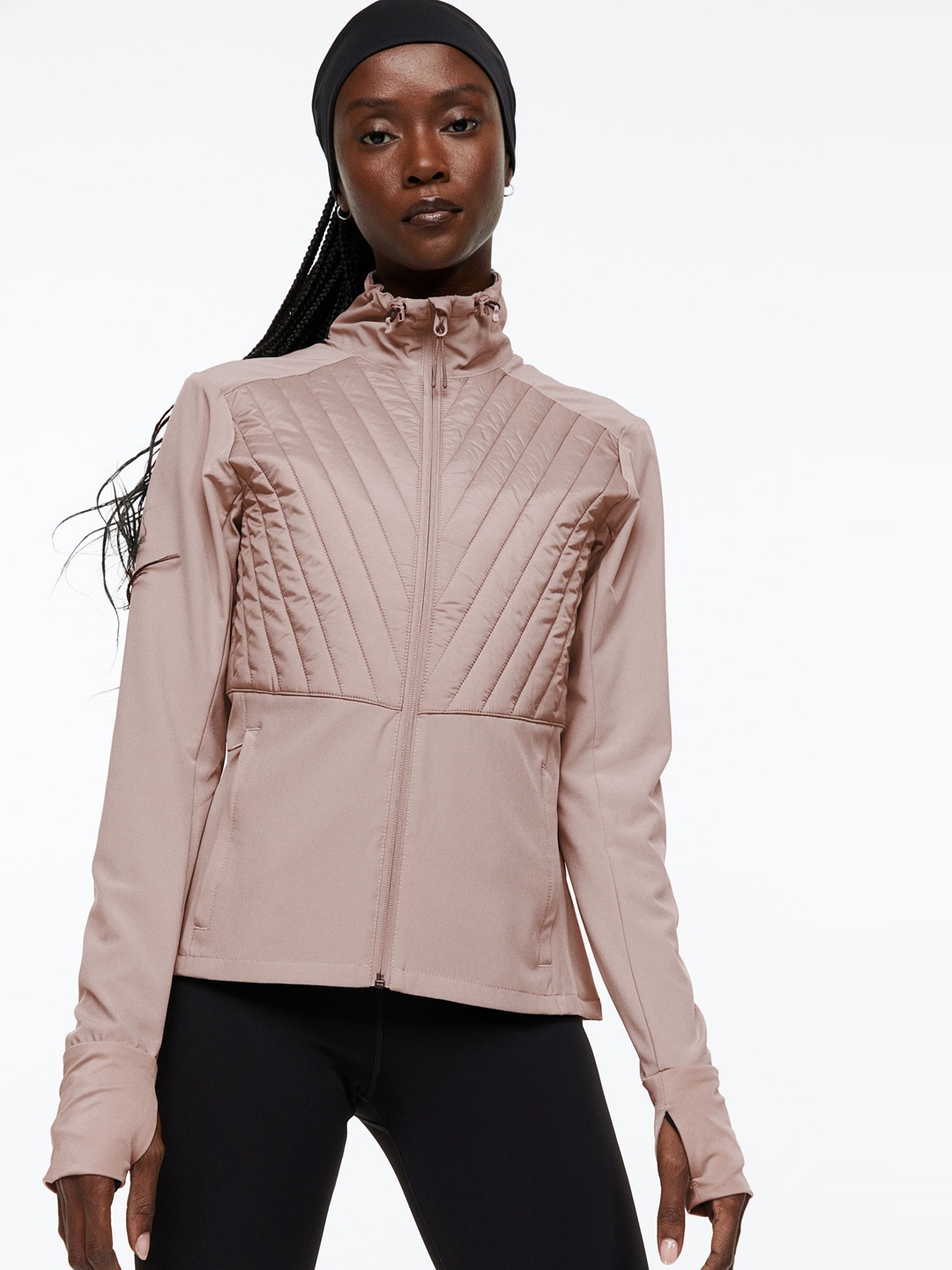 

H&M DryMove Running Jacket, Beige
