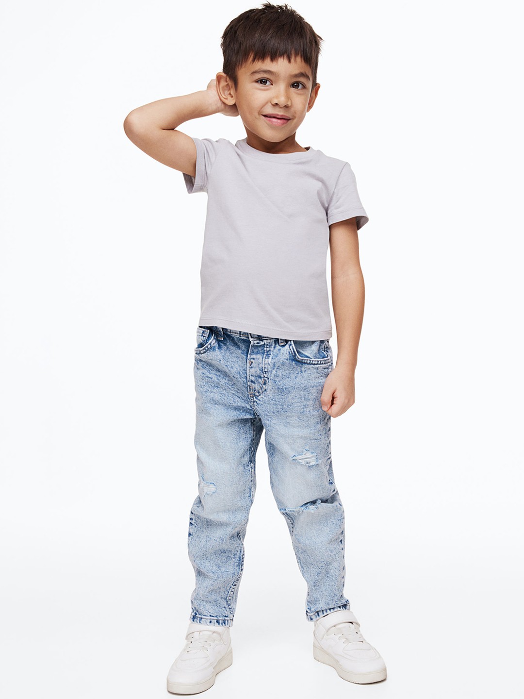 

H&M Boys Balloon Fit Jeans, Blue