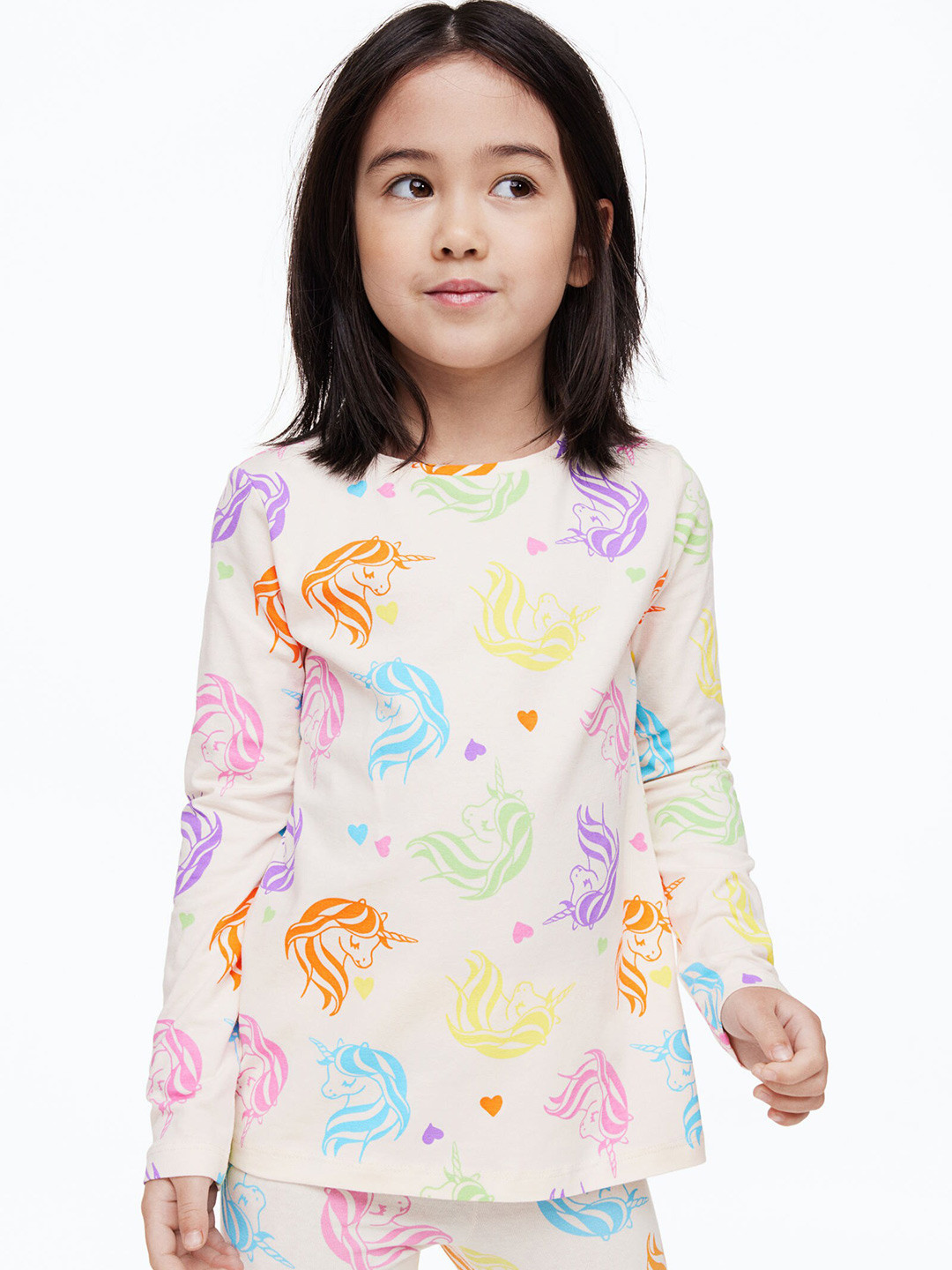

H&M Girls 5-Pack Jersey Tops, Multi