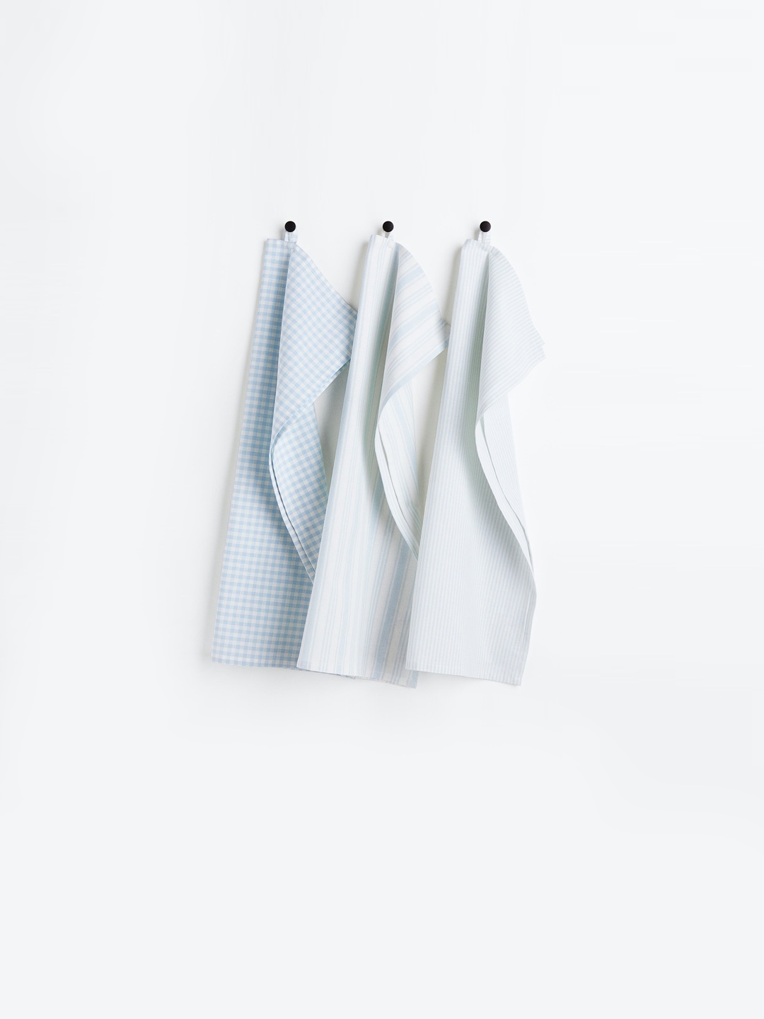 

H&M 3-Pack Cotton Tea Towels, Blue
