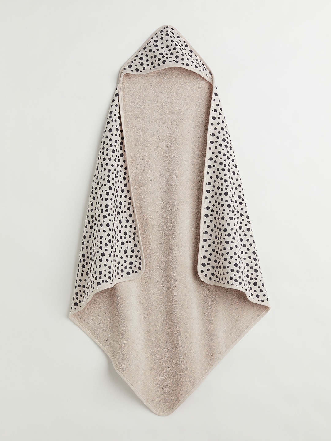 

H&M Girls Beige Hooded Bath Towel