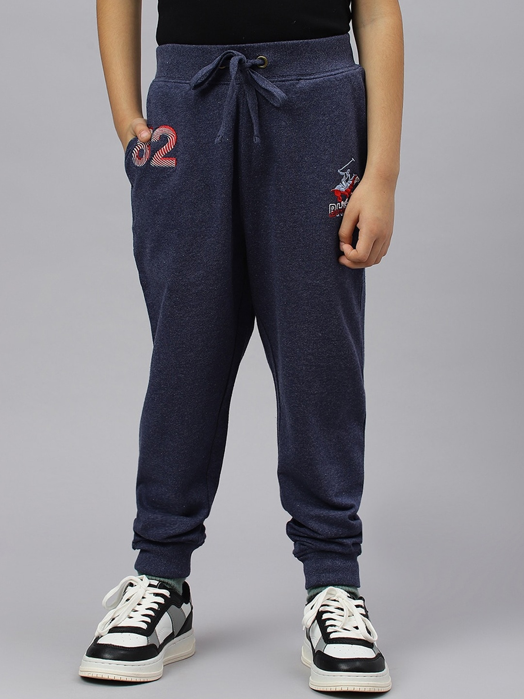 

Beverly Hills Polo Club Boys Cotton Joggers, Navy blue