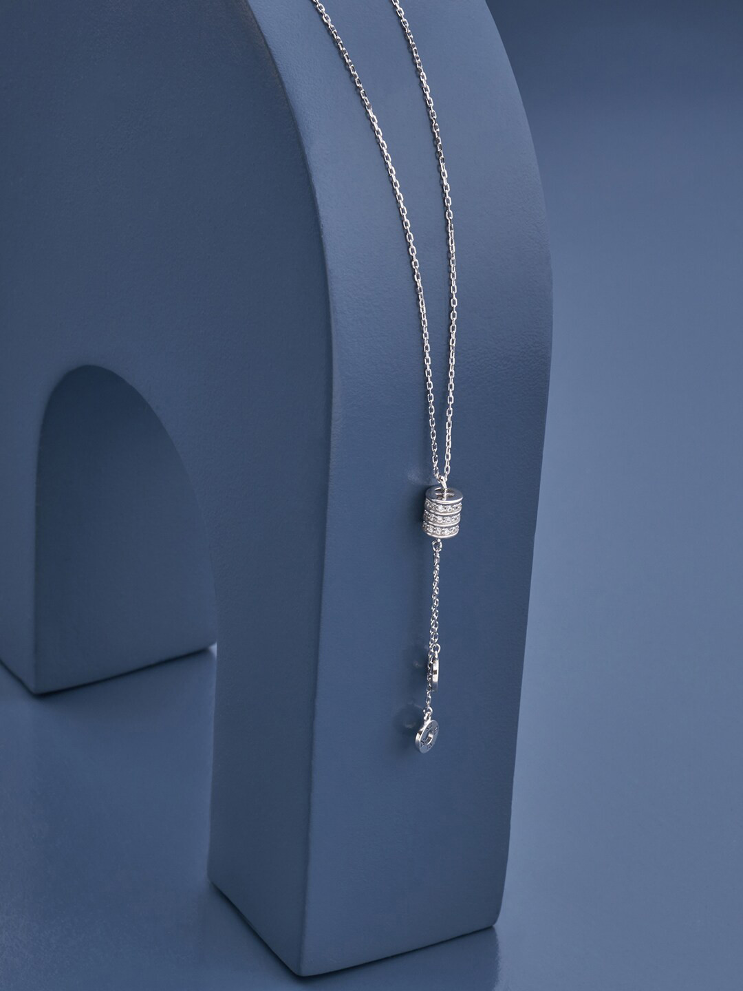 

Kushal's Fashion Jewellery Silver Rhodium-Plated Chain, White