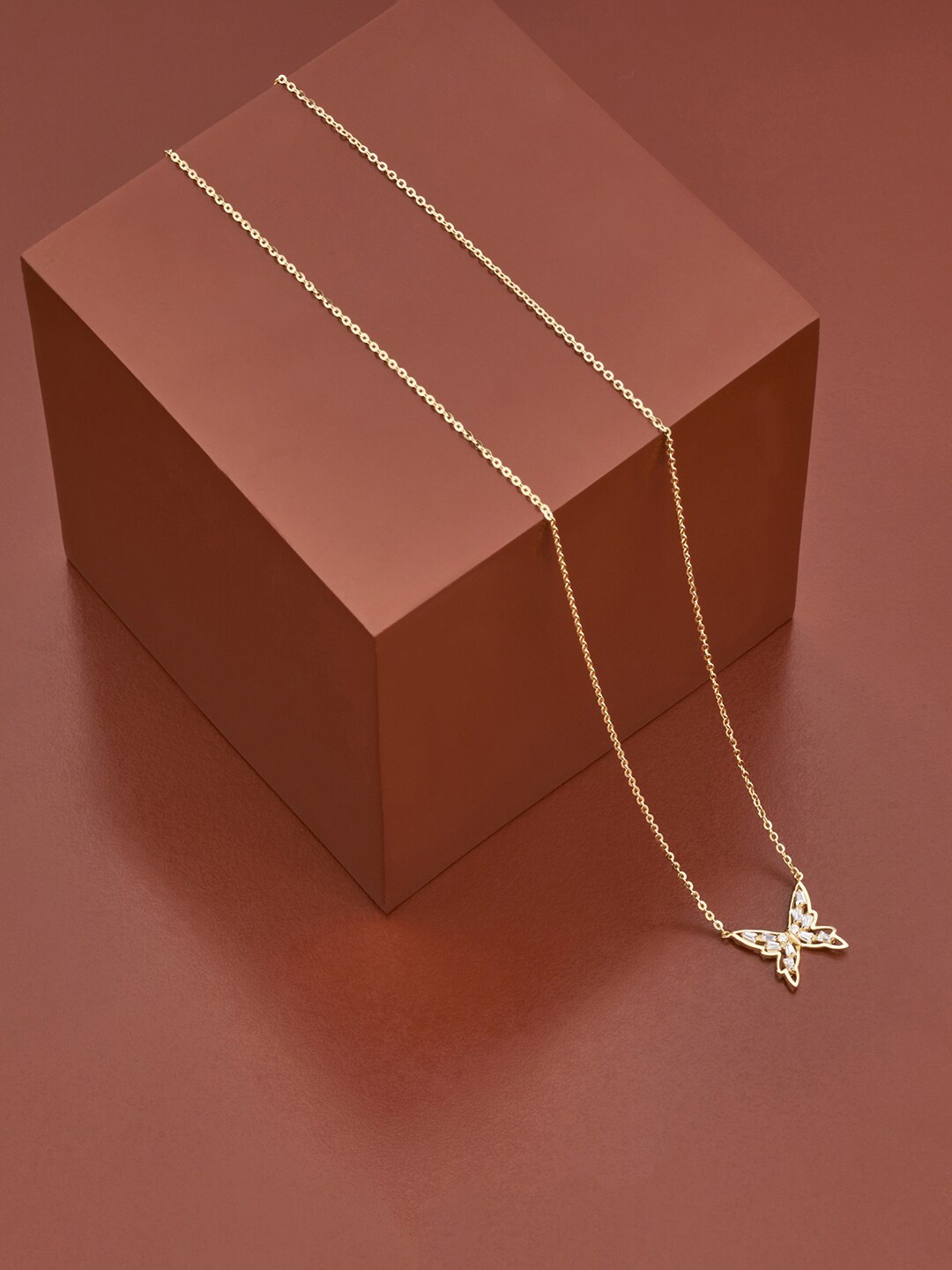 

Kushal's Fashion Jewellery Women 92.5 Silver Gold-Plated Chain