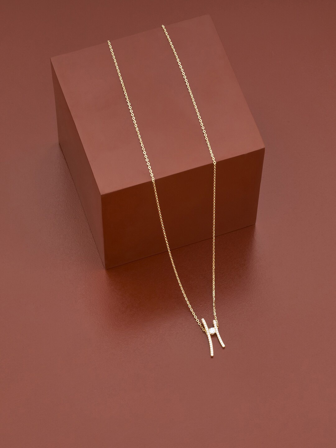 

Kushal's Fashion Jewellery Silver Gold-Plated Chain