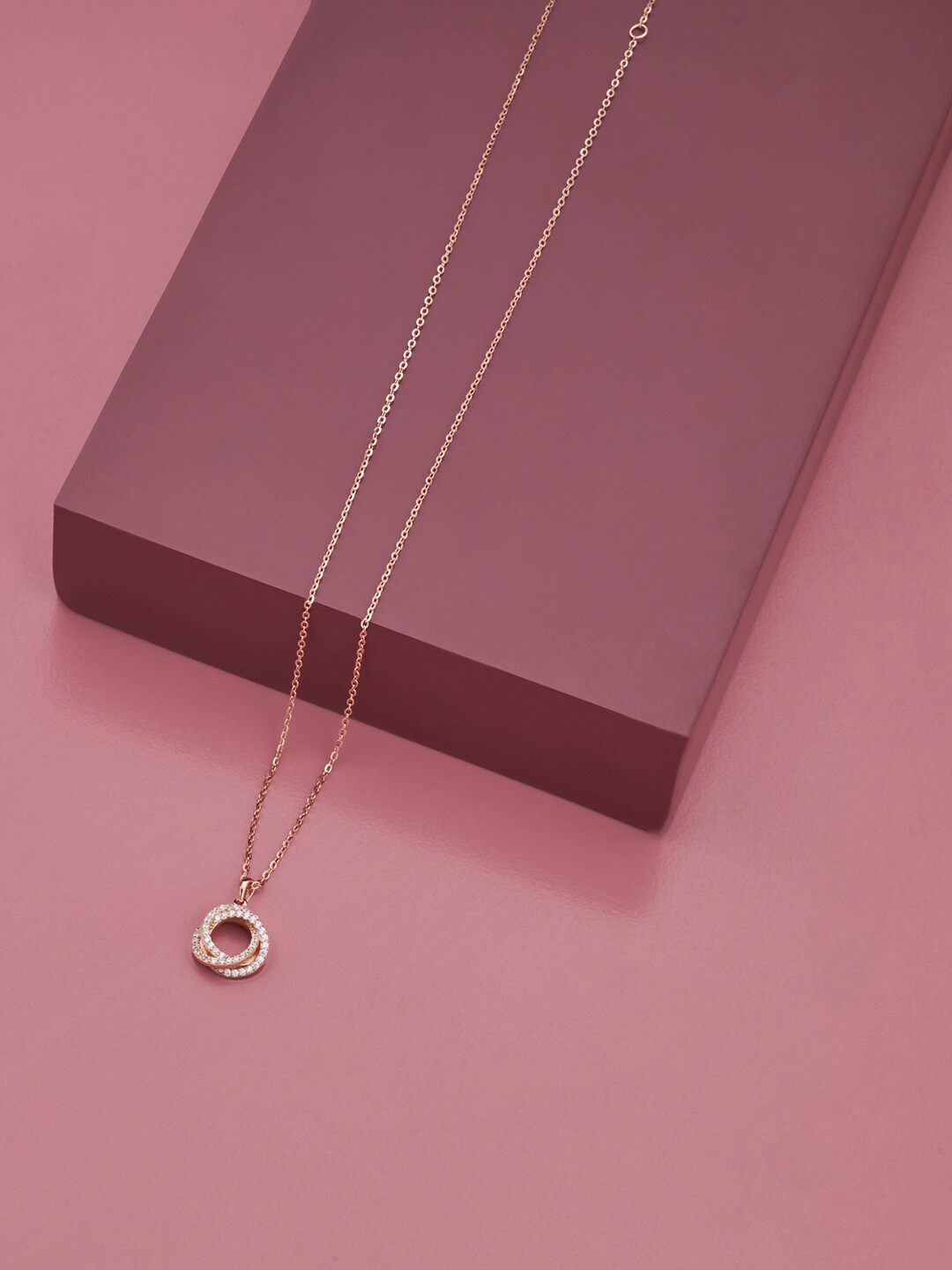 

Kushal's Fashion Jewellery Silver Rose Gold-Plated Chain