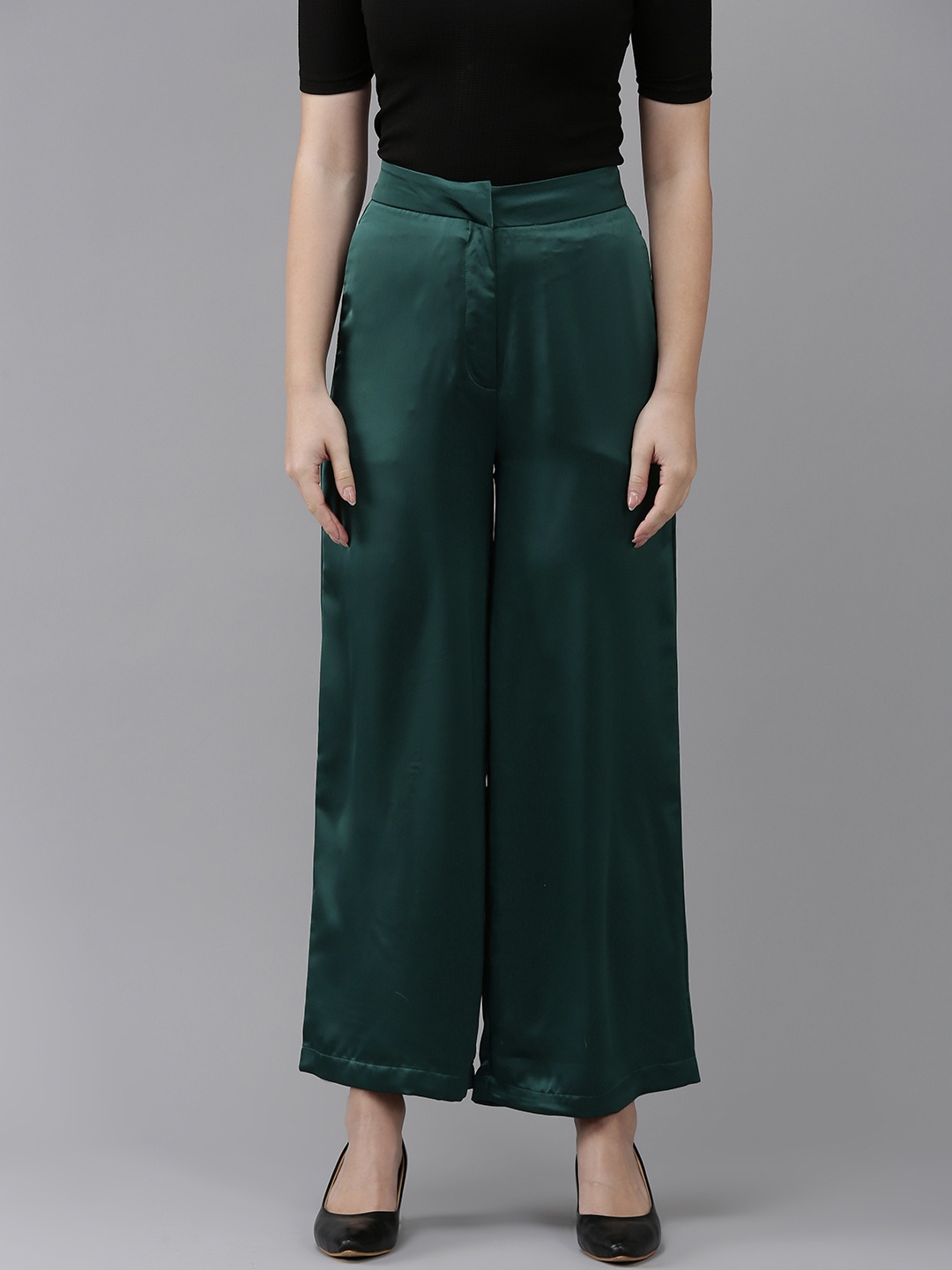 

Van Heusen Woman Wide leg Trousers, Green