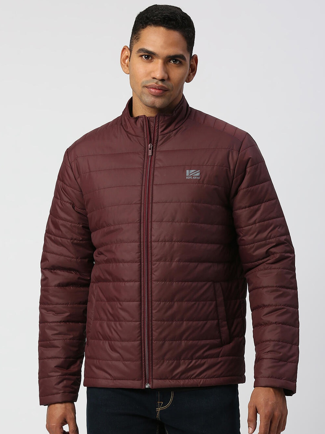 

Pepe Jeans Men Padded Jacket, Burgundy