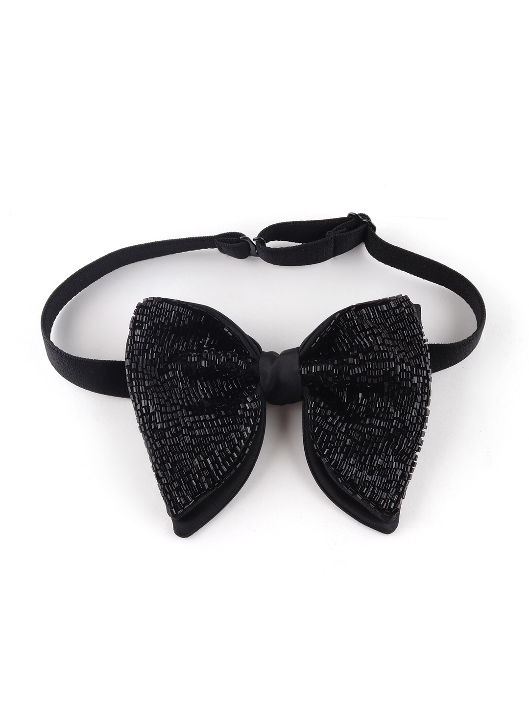 

Alvaro Castagnino Men Embellished Bow Tie, Black