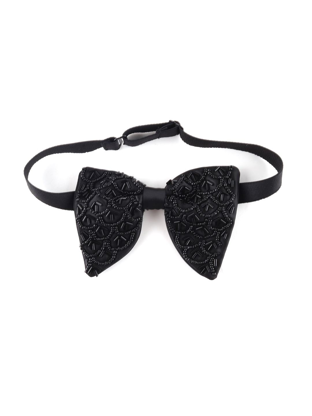 

Alvaro Castagnino Men Embellished Bow Tie, Black
