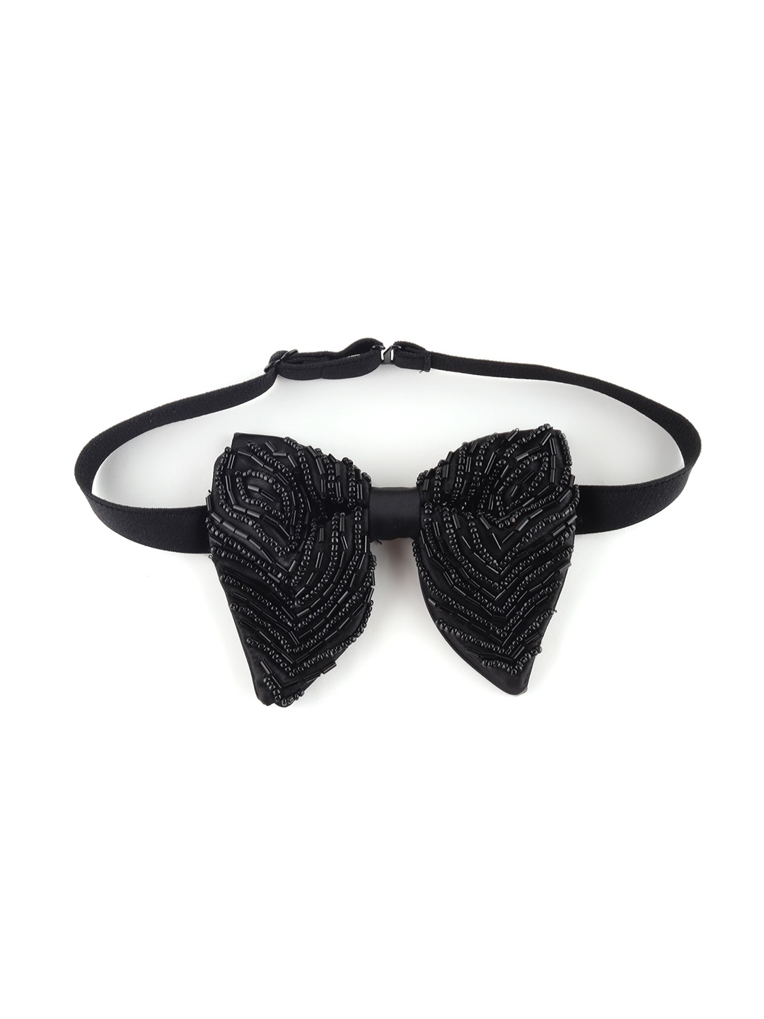 

Alvaro Castagnino Men Embellished Bow Tie, Black