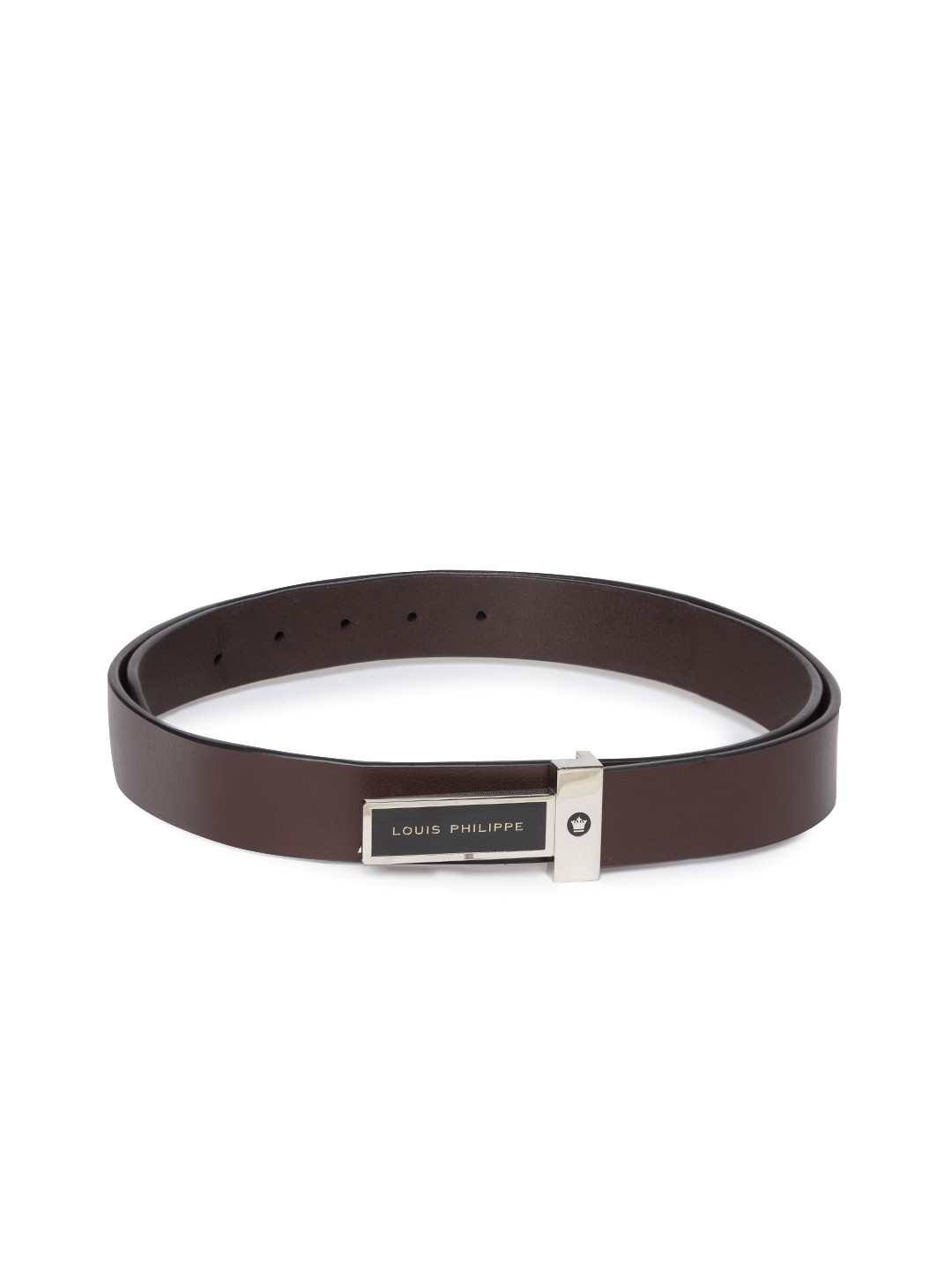 

Louis Philippe Men Leather Belt, Brown