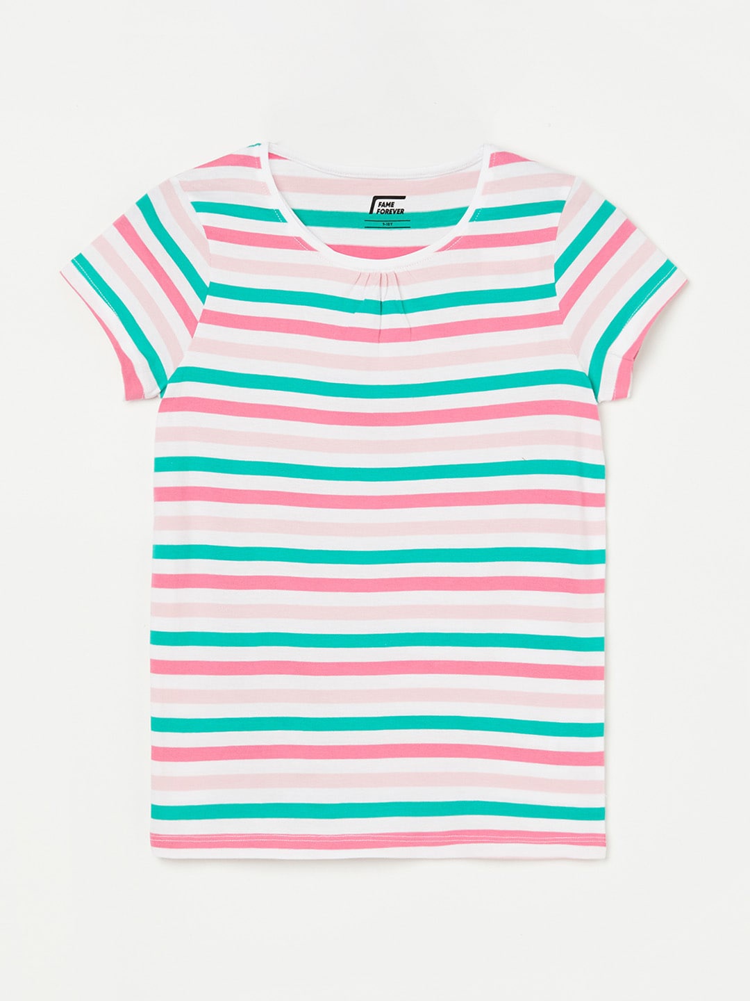 

Fame Forever by Lifestyle Girls Striped T-shirt, Multi