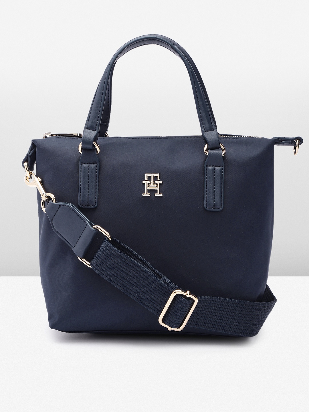 

Tommy Hilfiger Structured Handheld Bag, Navy blue