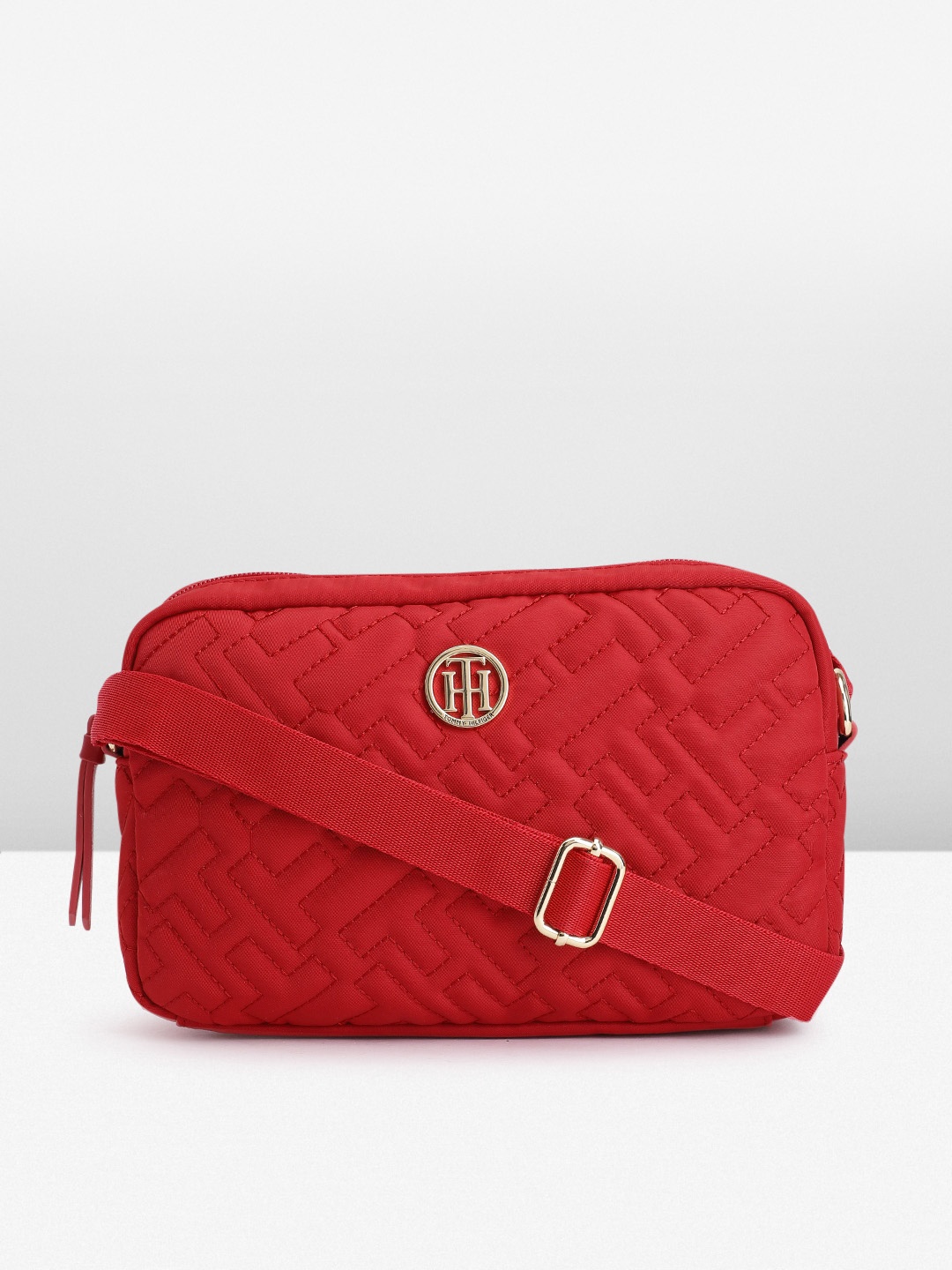 

Tommy Hilfiger Structured Sling Bag, Red