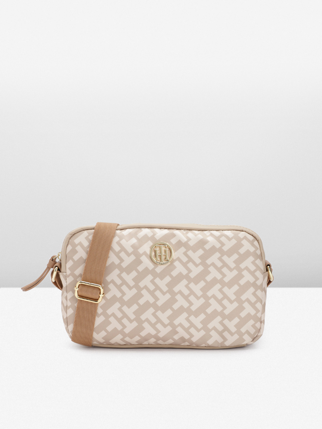 

Tommy Hilfiger Printed Sling Bag, Cream
