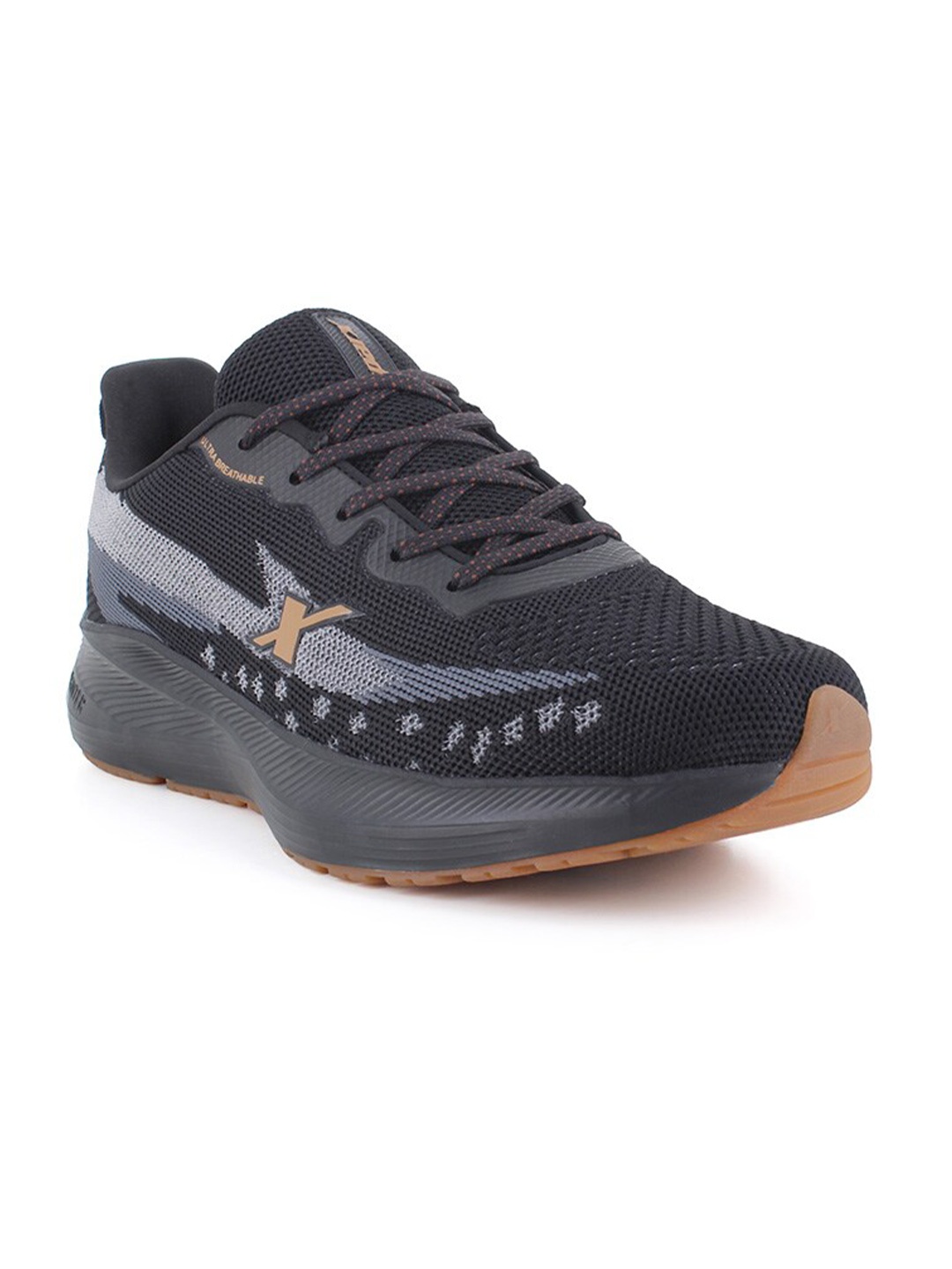 

Sparx Men Black Textile Running Non-Marking Shoes