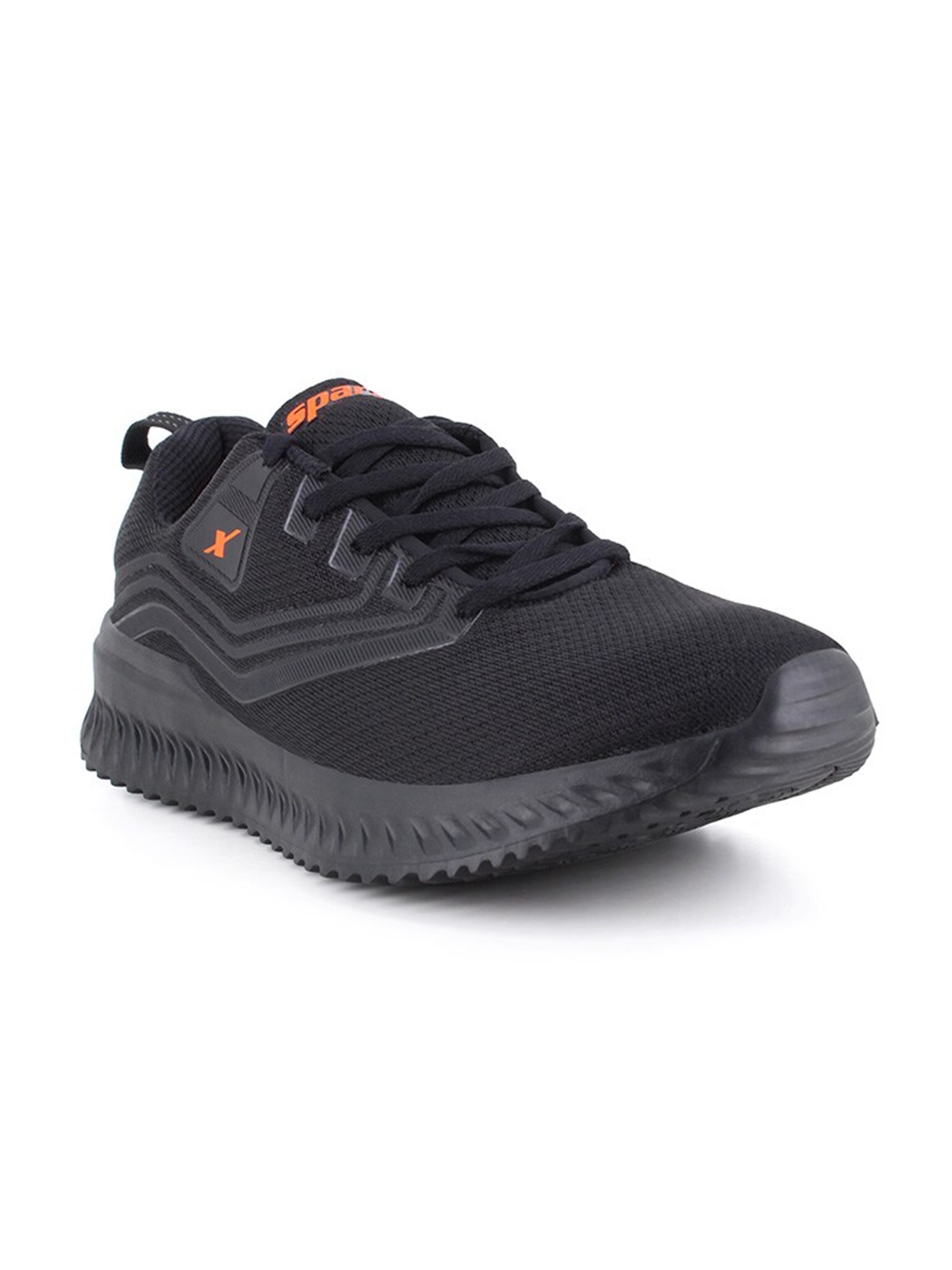 

Sparx Men Textile Running Non-Marking Shoes, Black