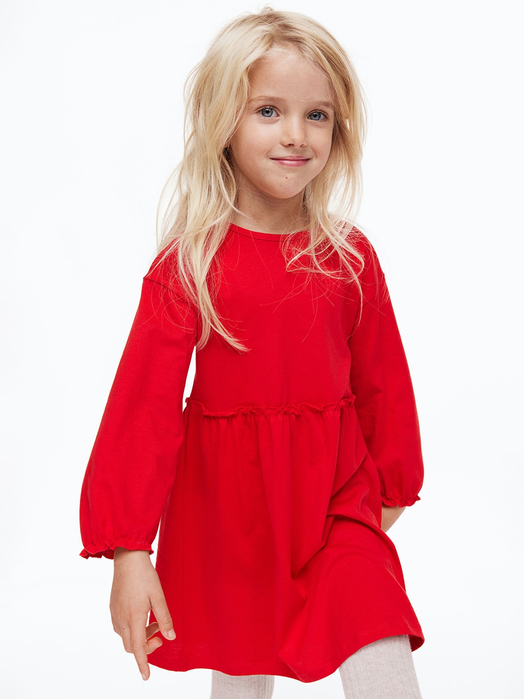 

H&M Girls Jersey Dress, Red