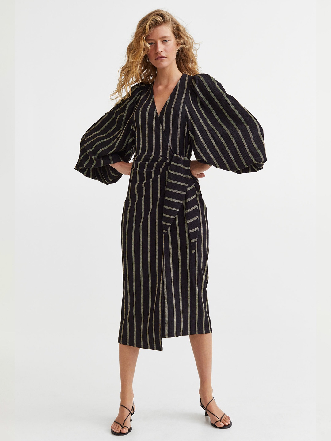 

H&M Wrapover Dress, Black