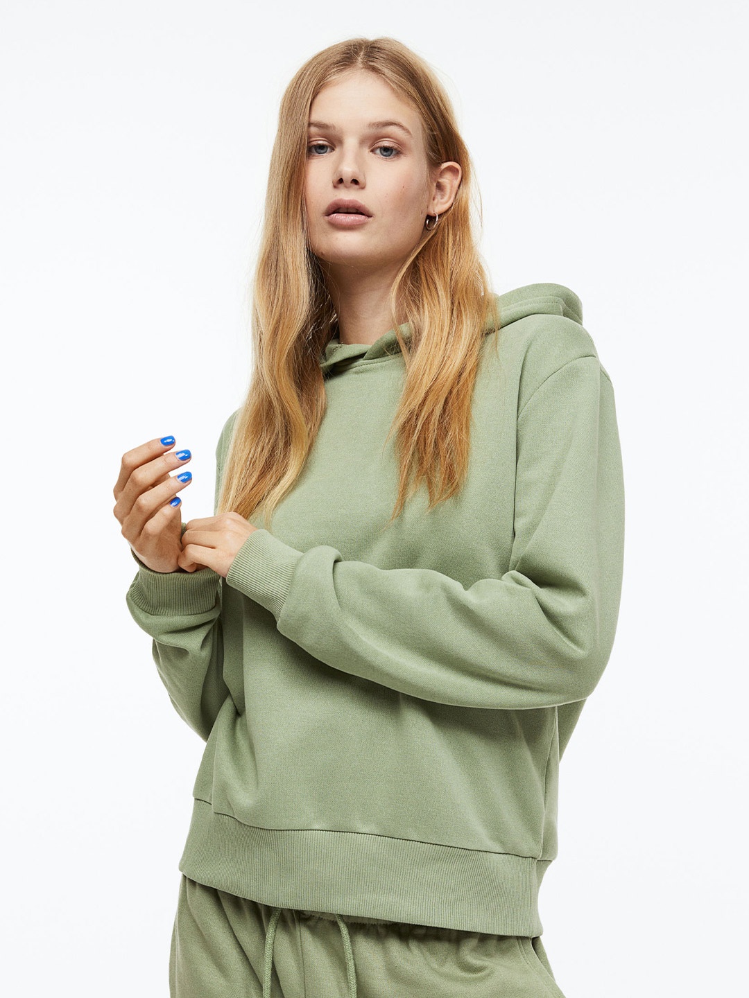 

H&M Women Hoodie, Green
