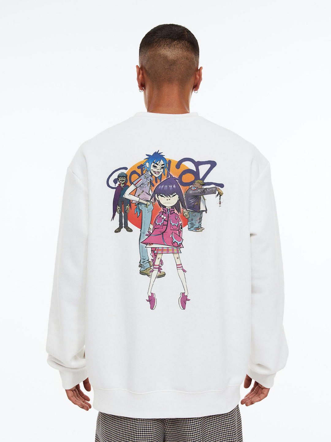 

H&M Men Relaxed Fit Sweatshirt, White