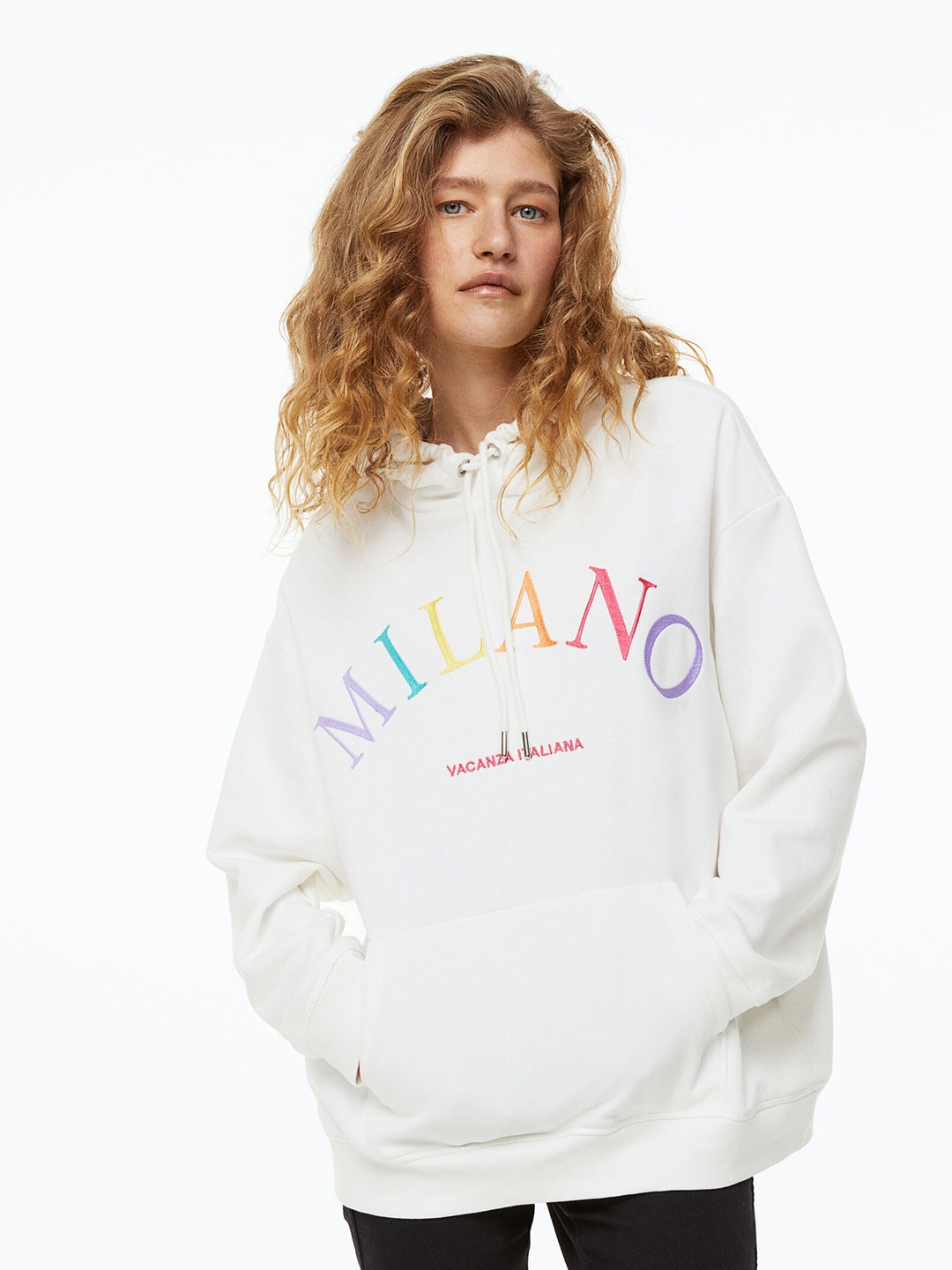 

H&M Women Hoodie, White