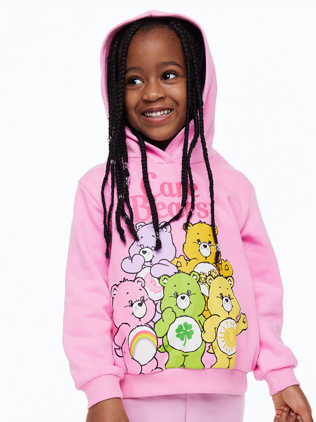 

H&M Girls Printed Hoodie, Pink