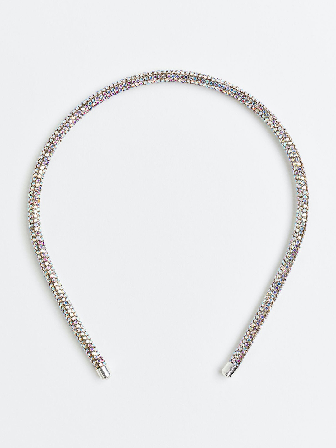

H&M Women Rhinestone Alice Band, Silver
