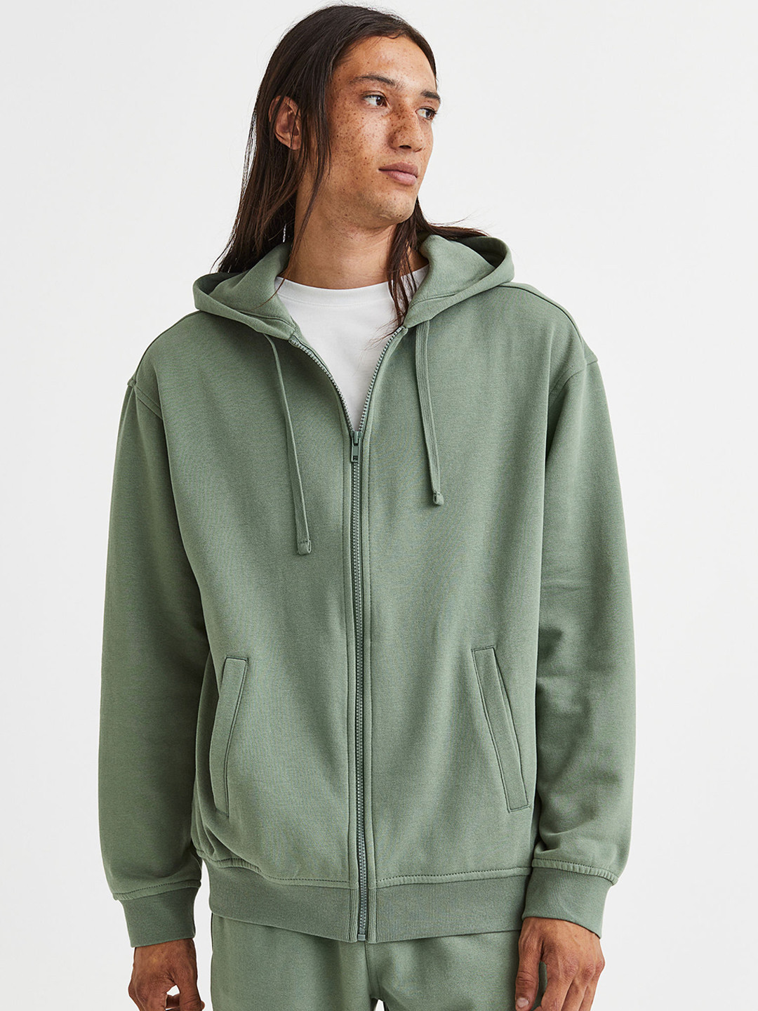 

H&M Men 2-Piece Relaxed Fit Set, Green