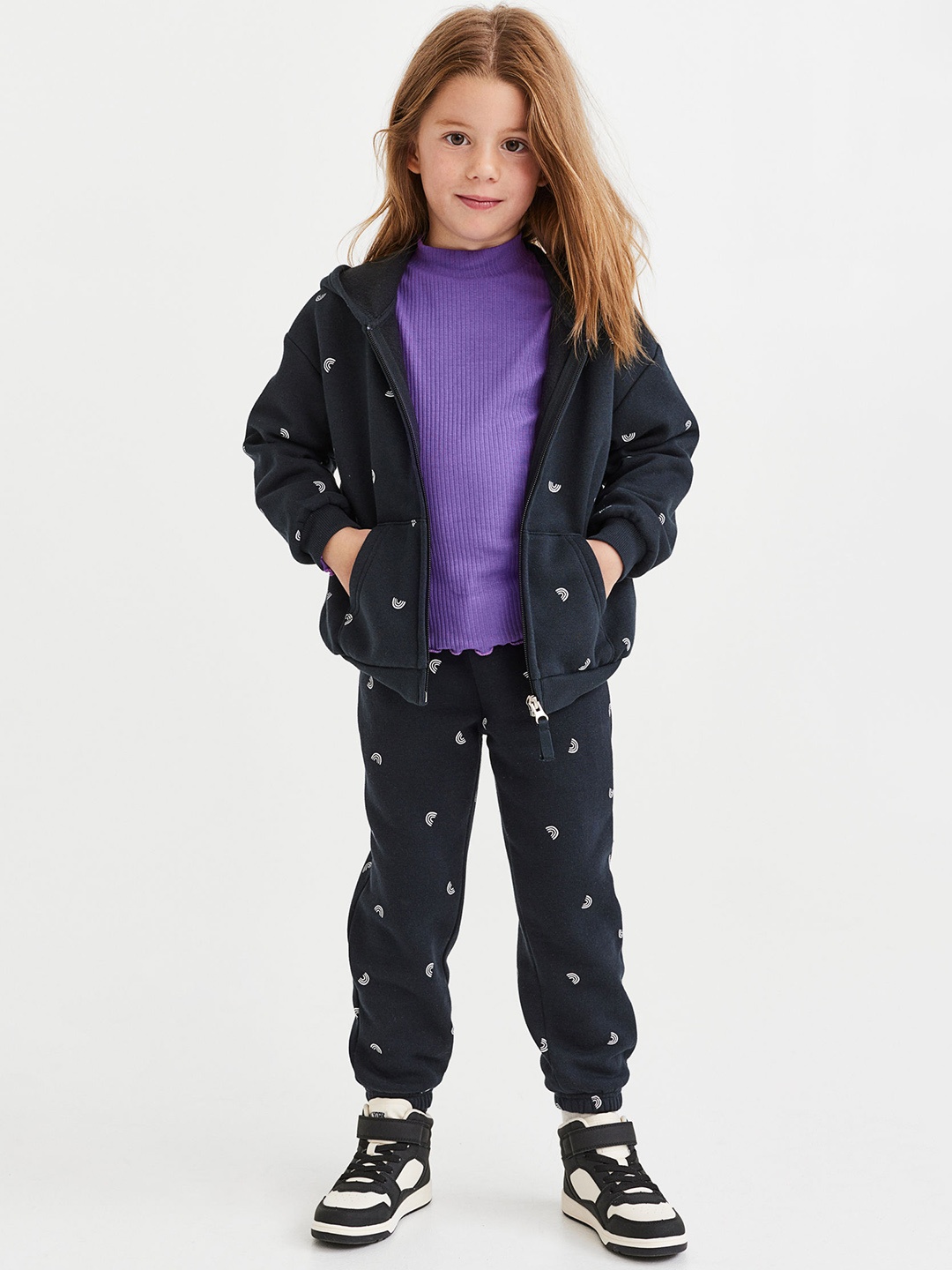 

H&M Girls Joggers, Black