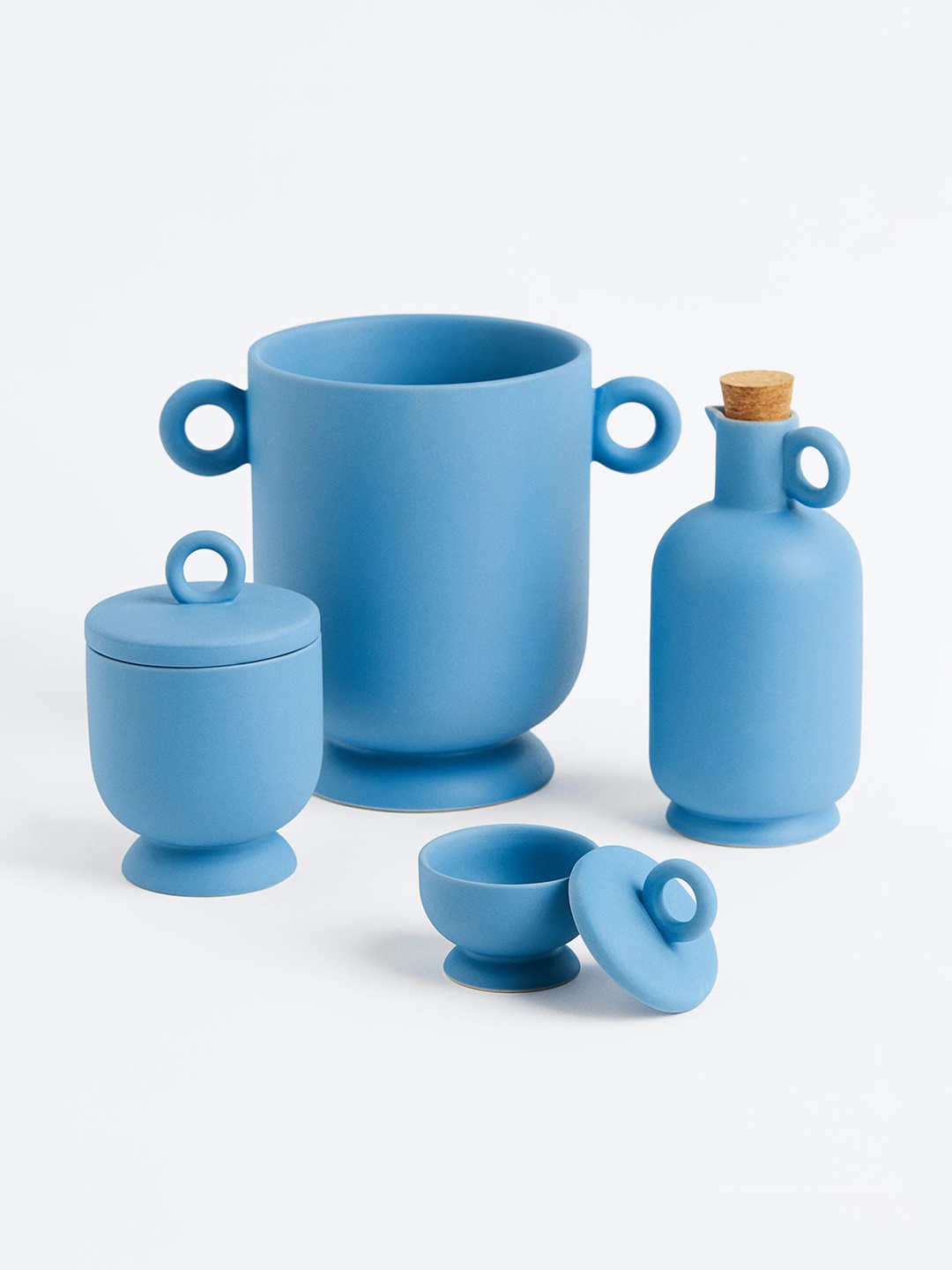 

H&M Blue Oil & Vinegar Bottle