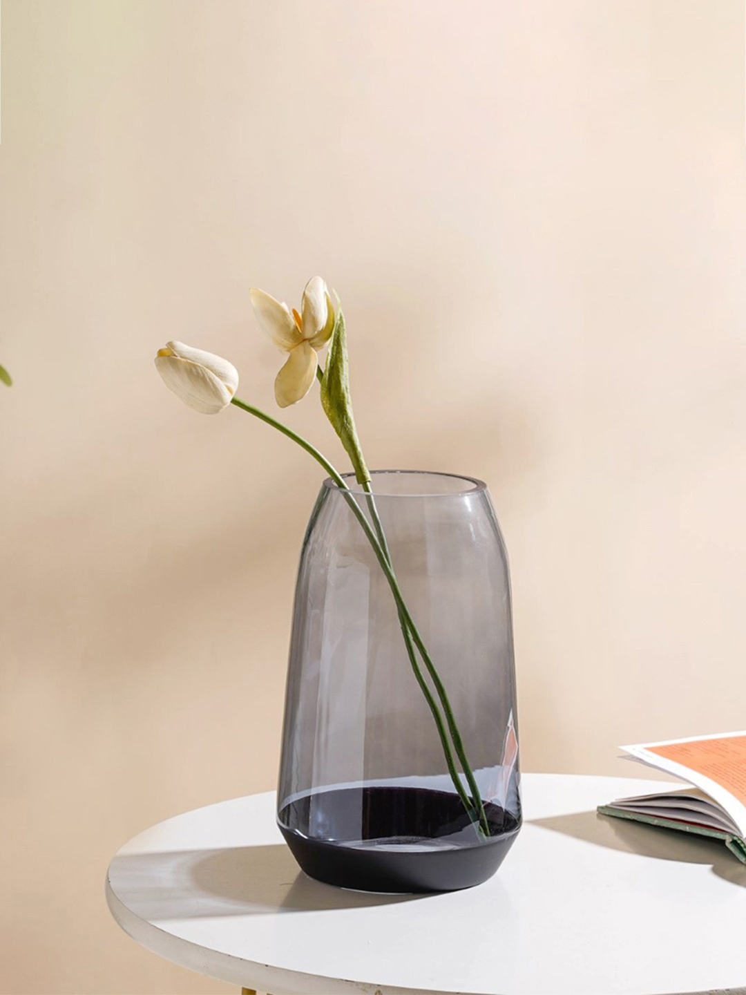 

Nestasia Grey Glass Flower Vases