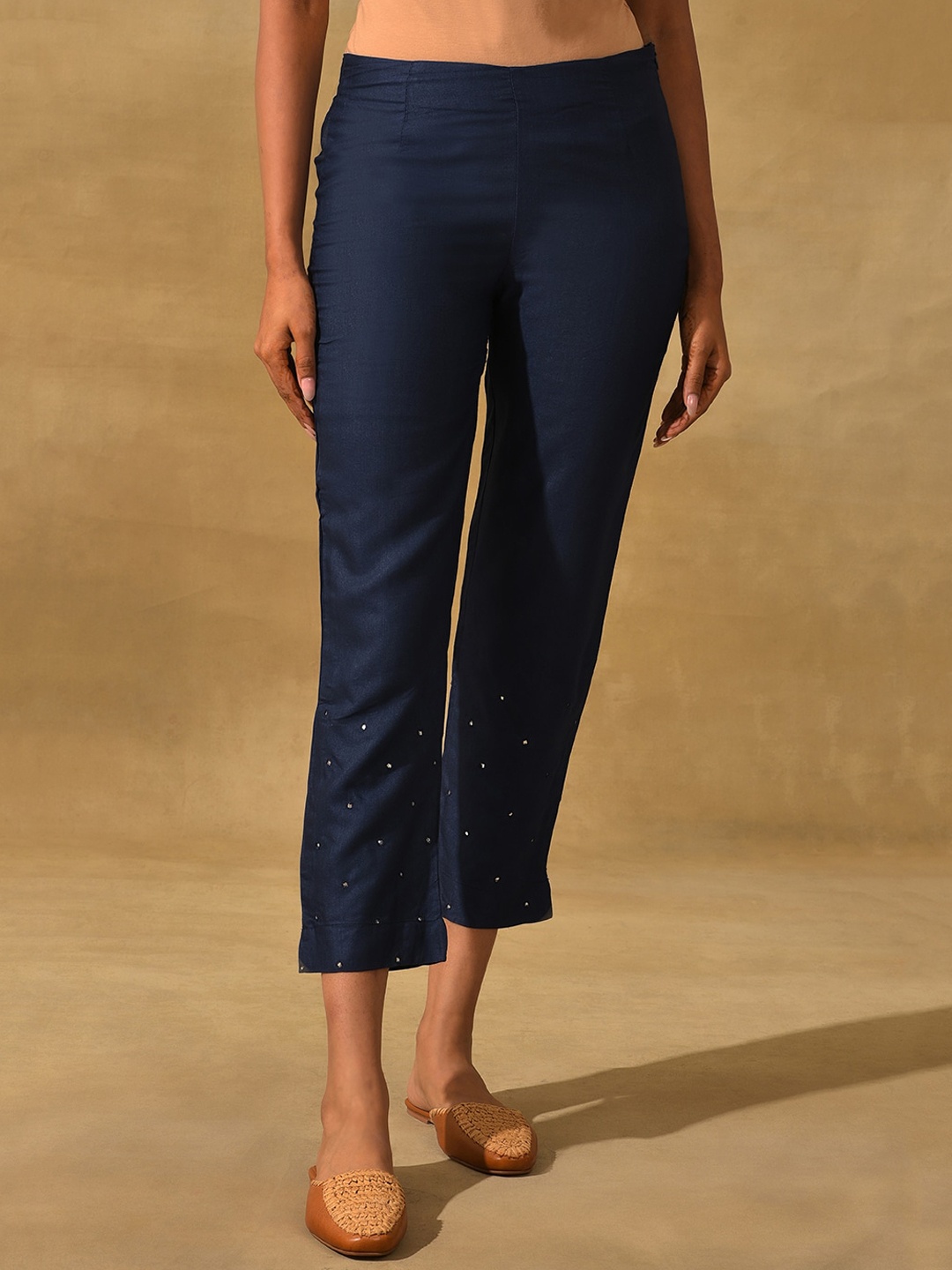 

W The Folksong Collection - Blue Slim Fit Trousers