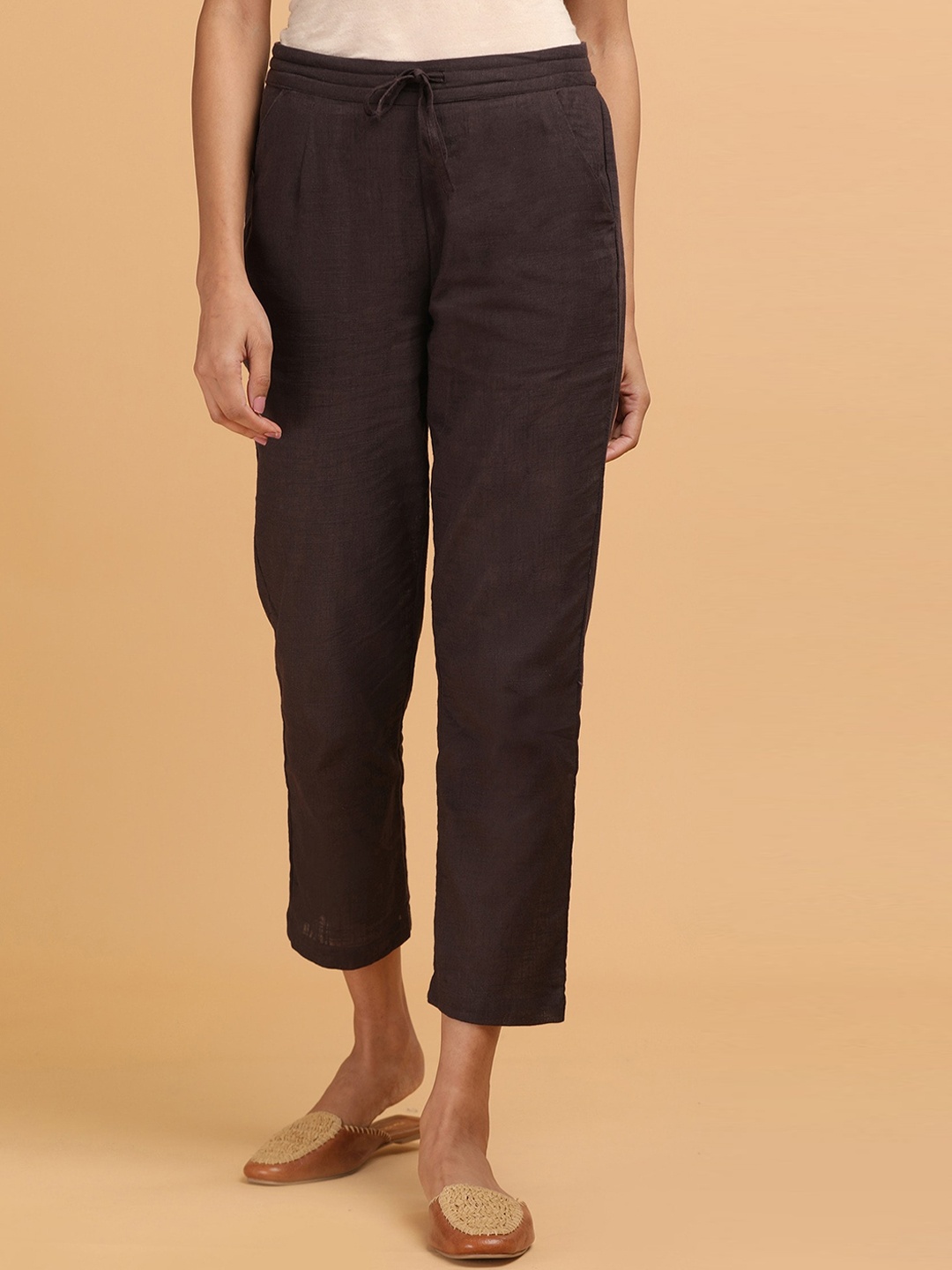 

W The Folksong Collection Women Trousers, Brown