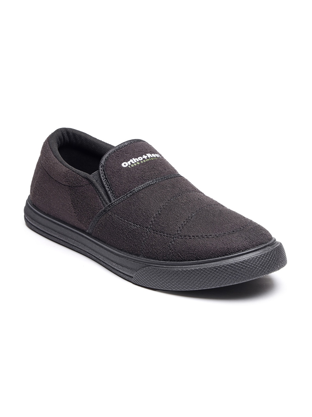 

Ortho Rest Men Orthotic Friendly Slip-On Sneakers, Black