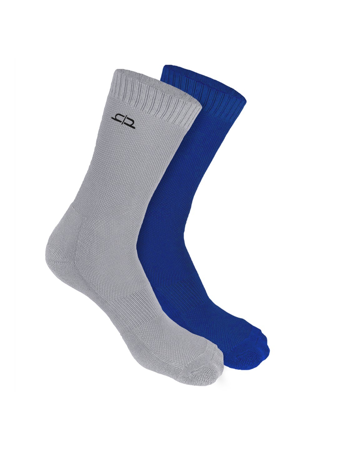 

Heelium Men Pack of 2 Bamboo Super Soft & Odour-Free Breathable Crew-Length Socks, Blue