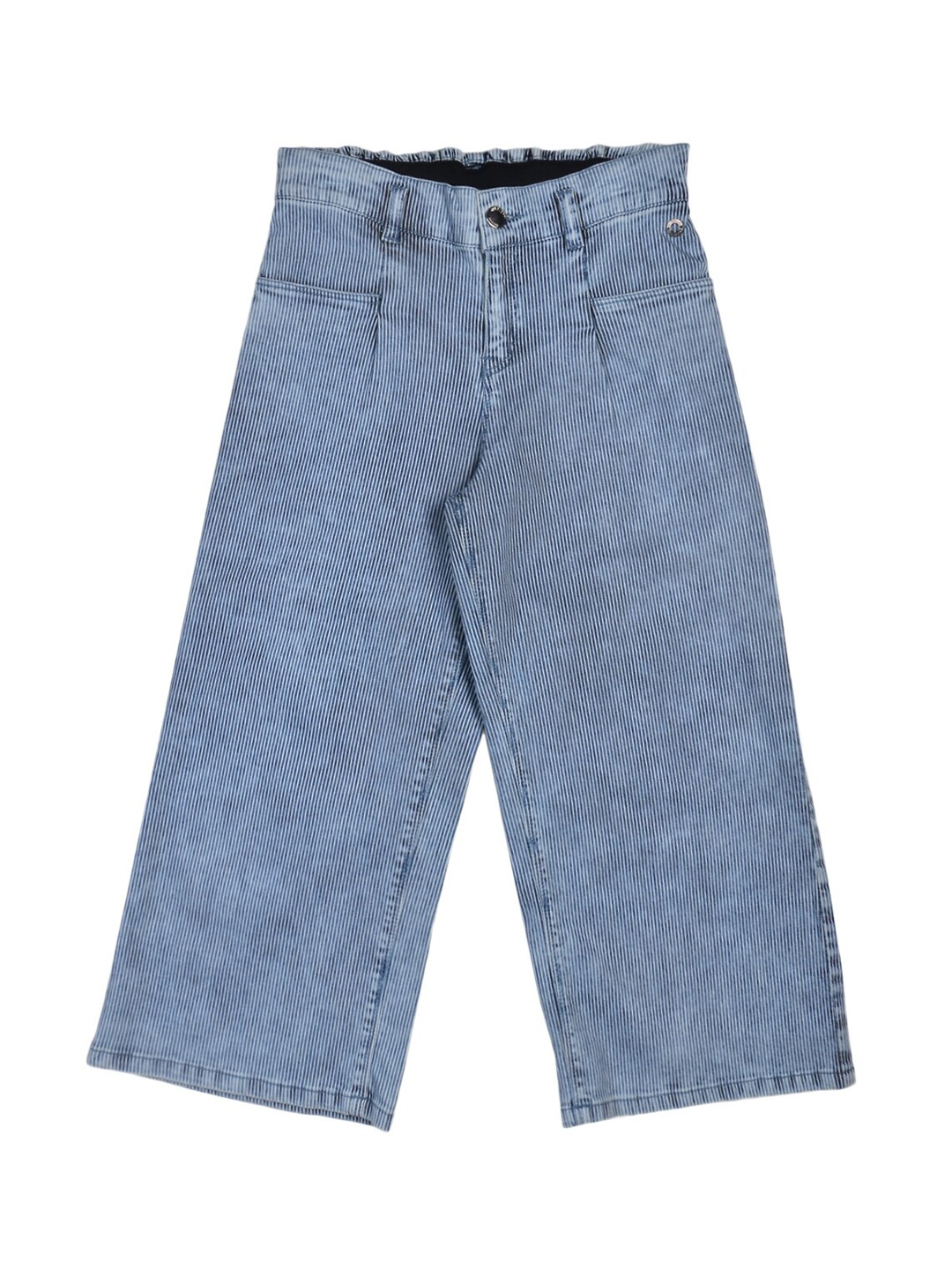 

Gini and Jony Girls Flared Denim Culottes Trousers, Blue